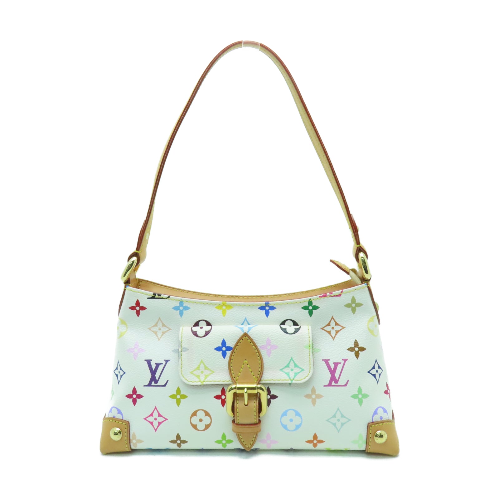 LOUIS VUITTON Monogram Multicolore Eliza金扣肩背袋彩色