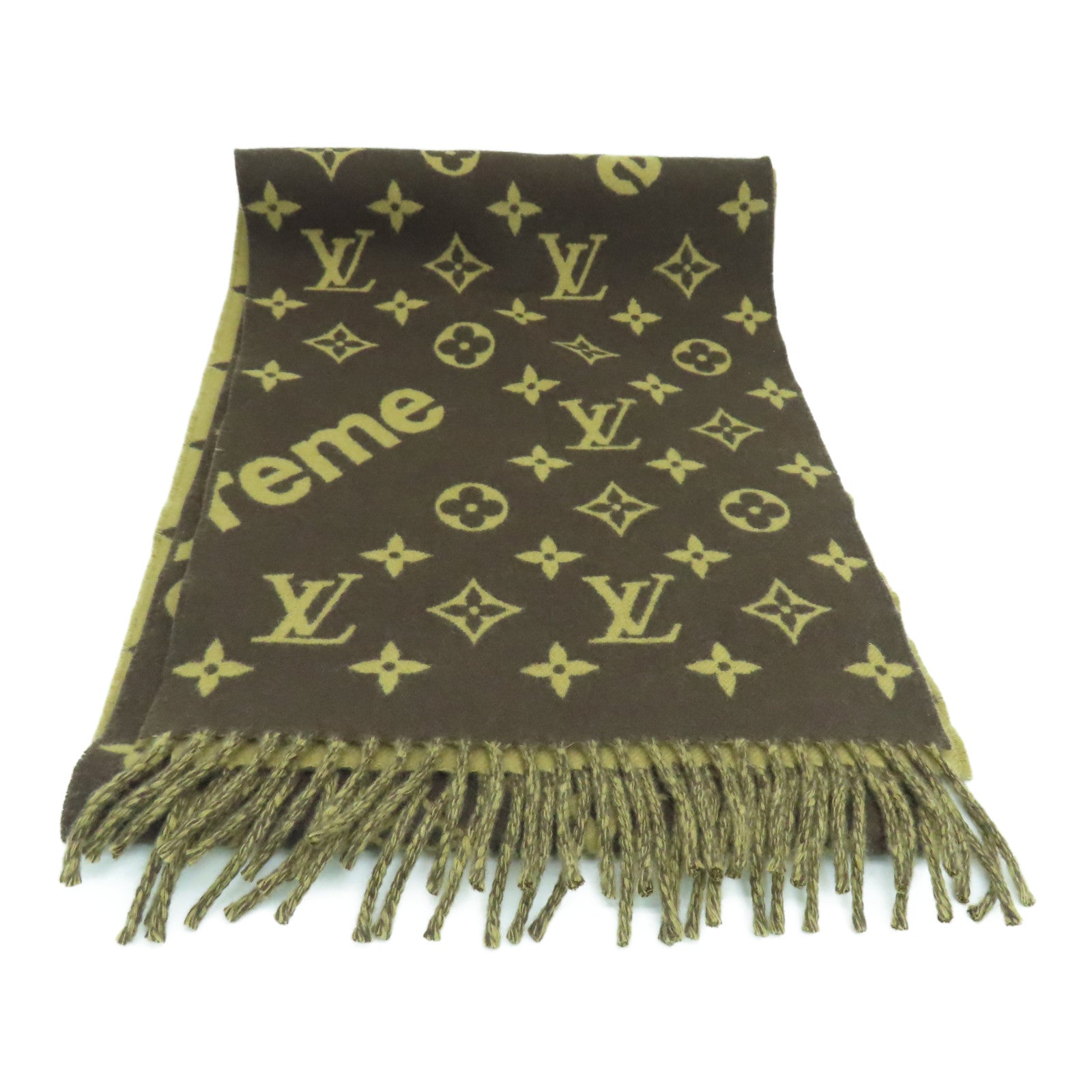 vuitton monogram scarf supreme x louis vuitton scarf price