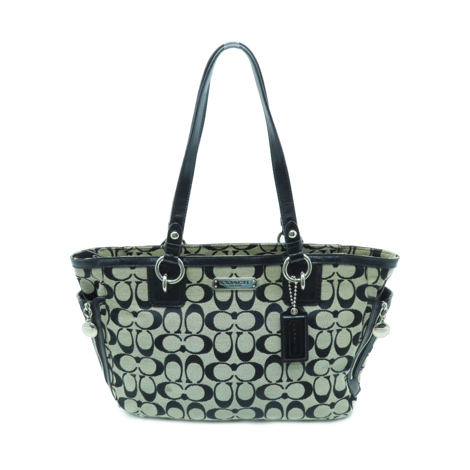 Coach tote silver Clearance