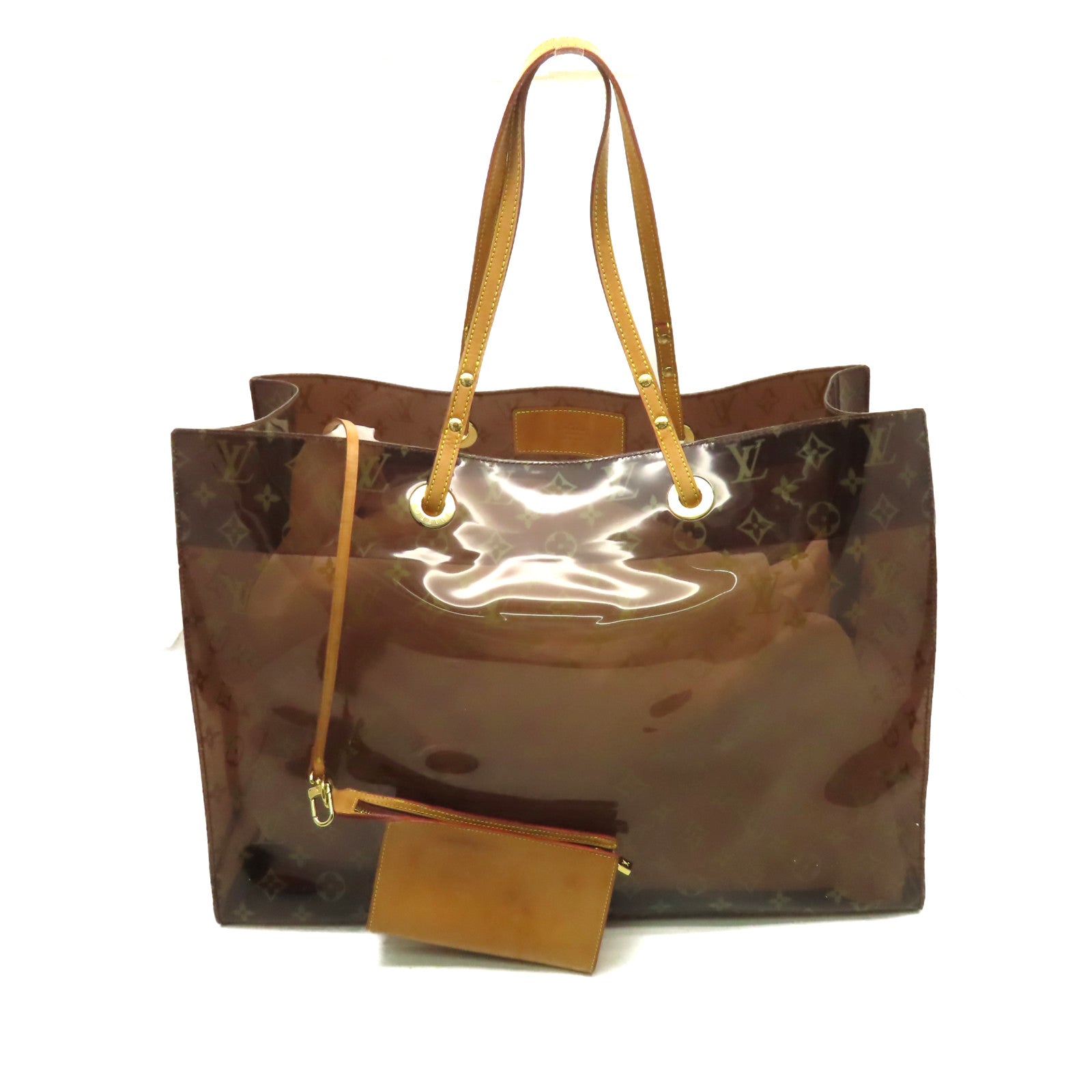 LOUIS VUITTON Vinyl Monogram Ambre Sac Cabas GM 177997