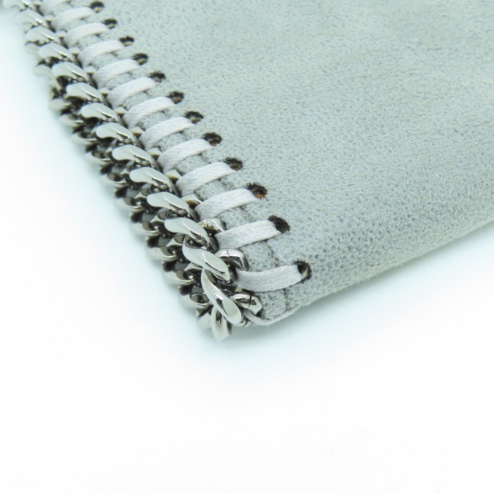 SELECTION Leather Long Wallet Silver Buckle Gray