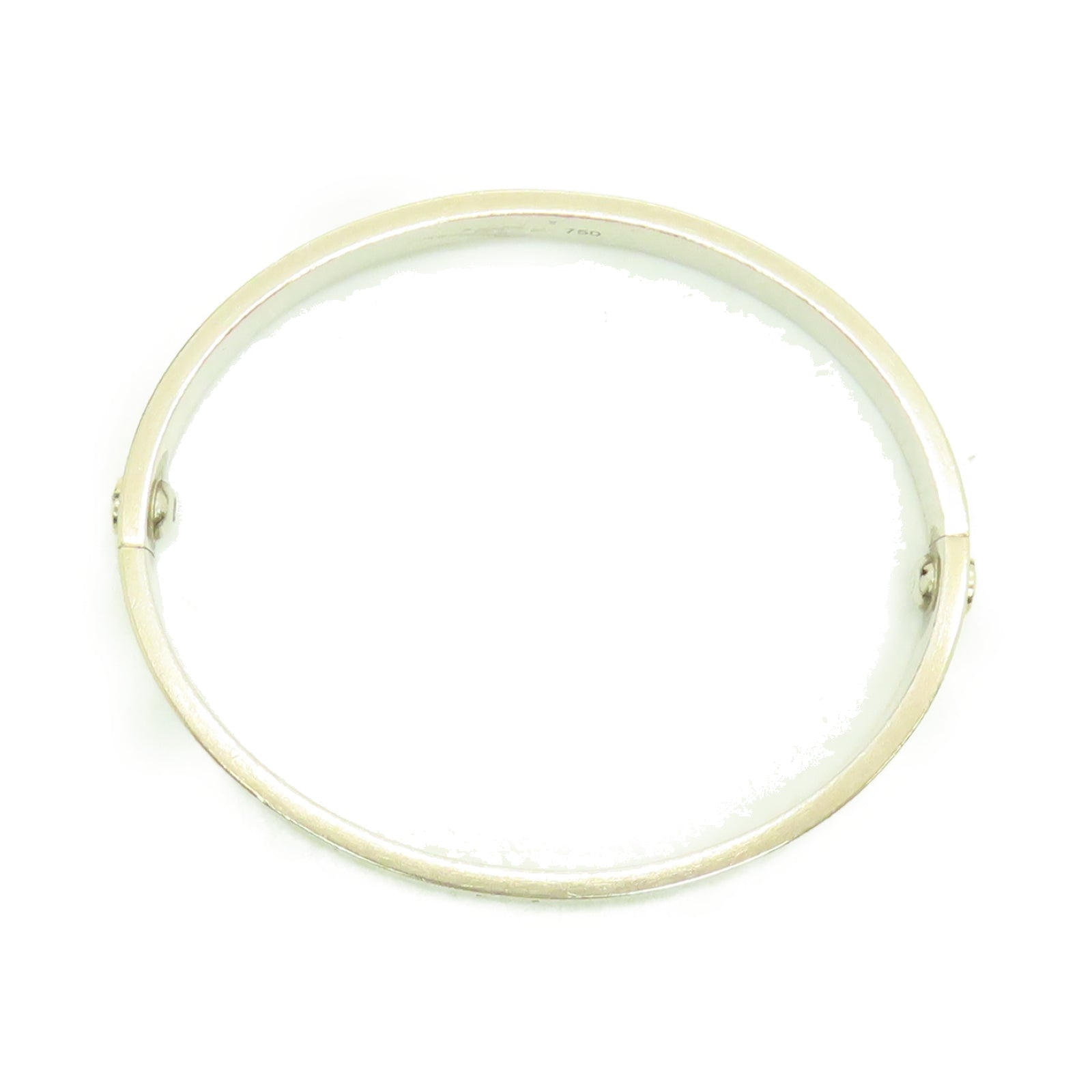 CARTIER 18K白金Love Bracelet手環