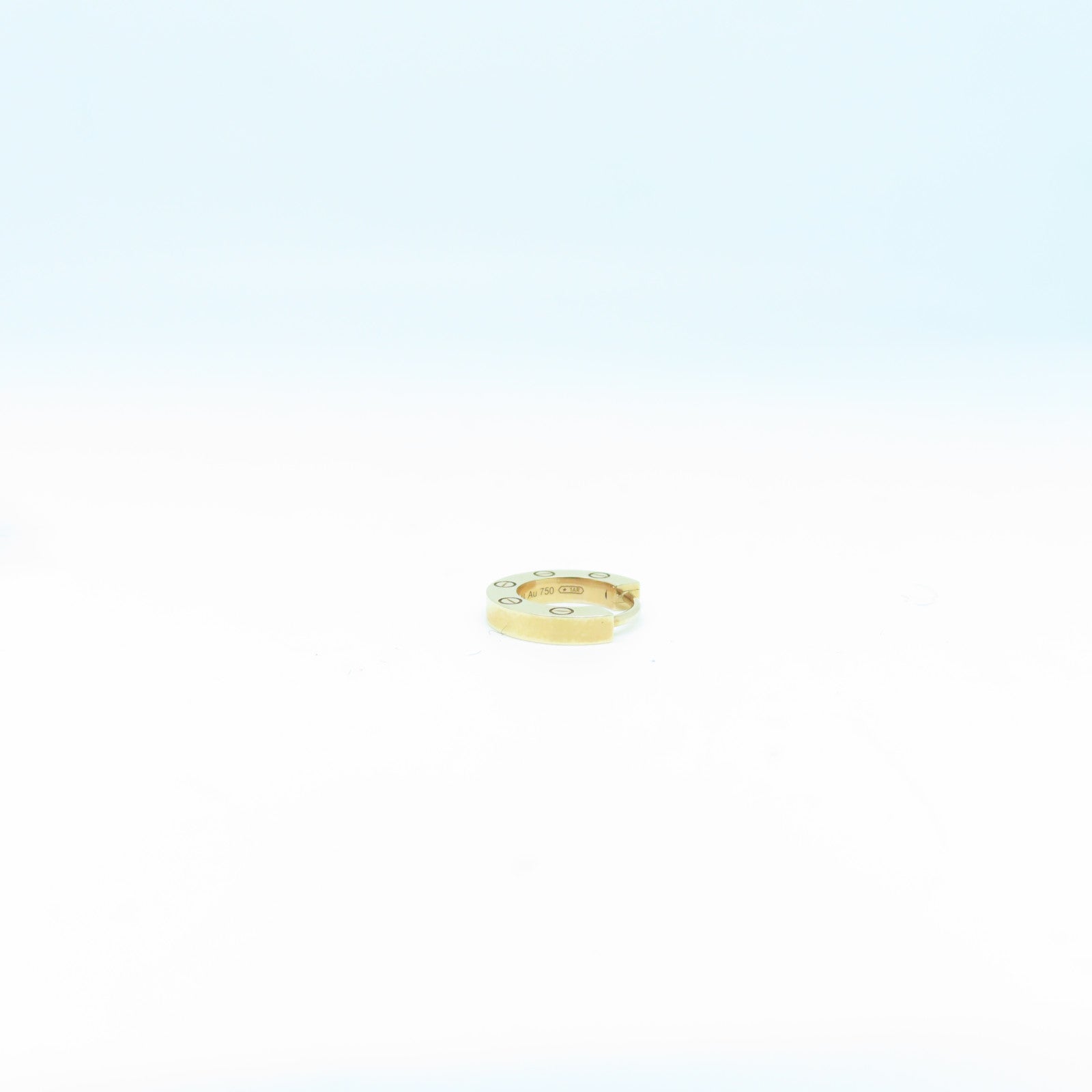 CARTIER AU750 Love Earring rose gold