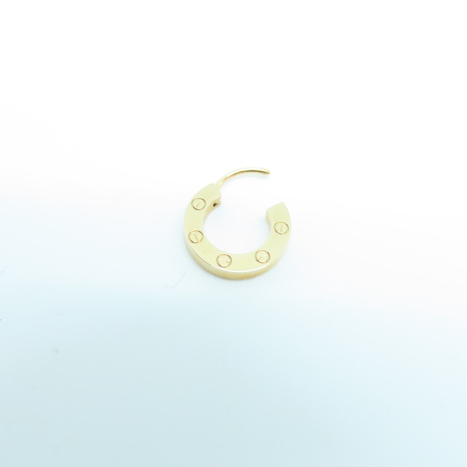 CARTIER AU750 Love Earring rose gold