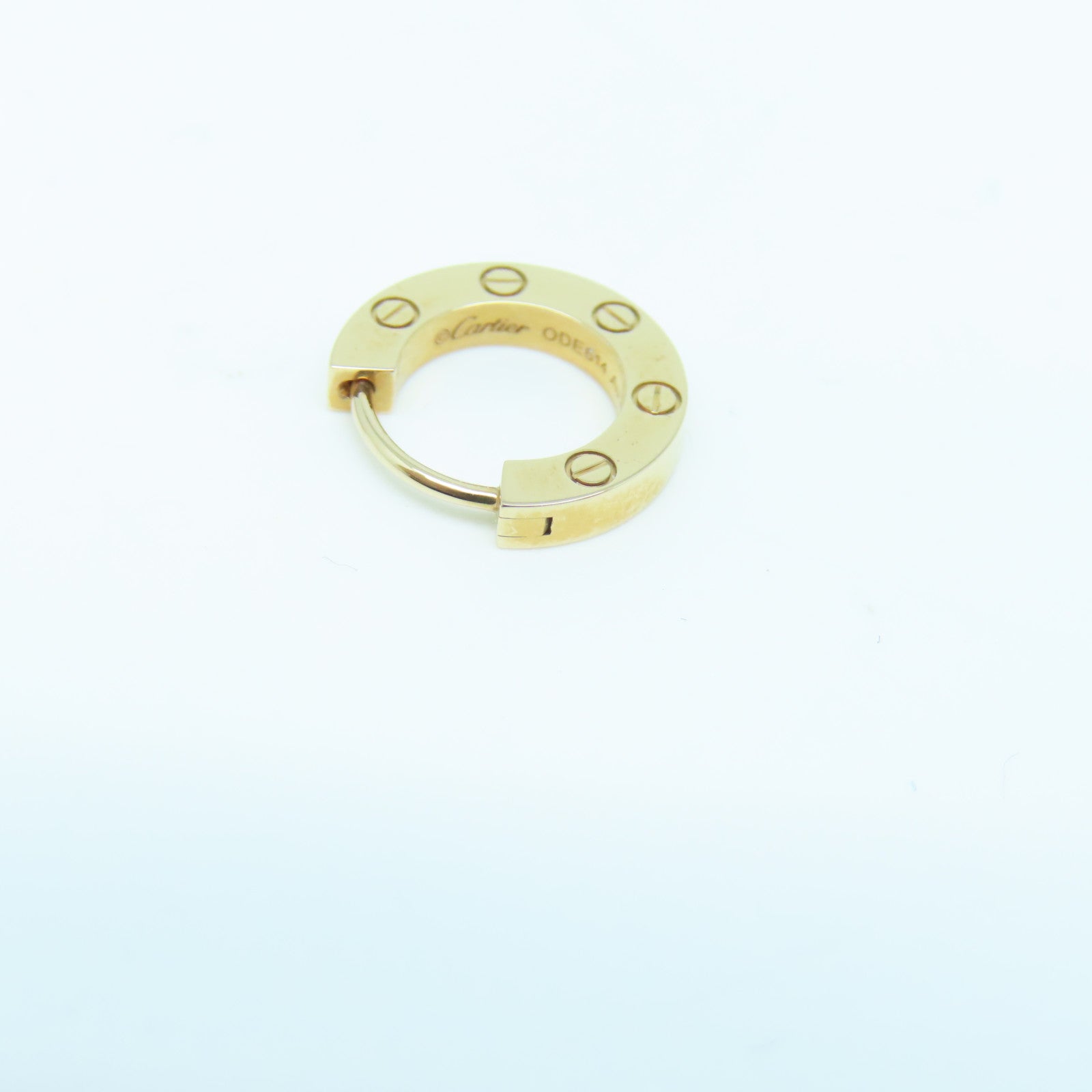 CARTIER AU750 Love Earring rose gold