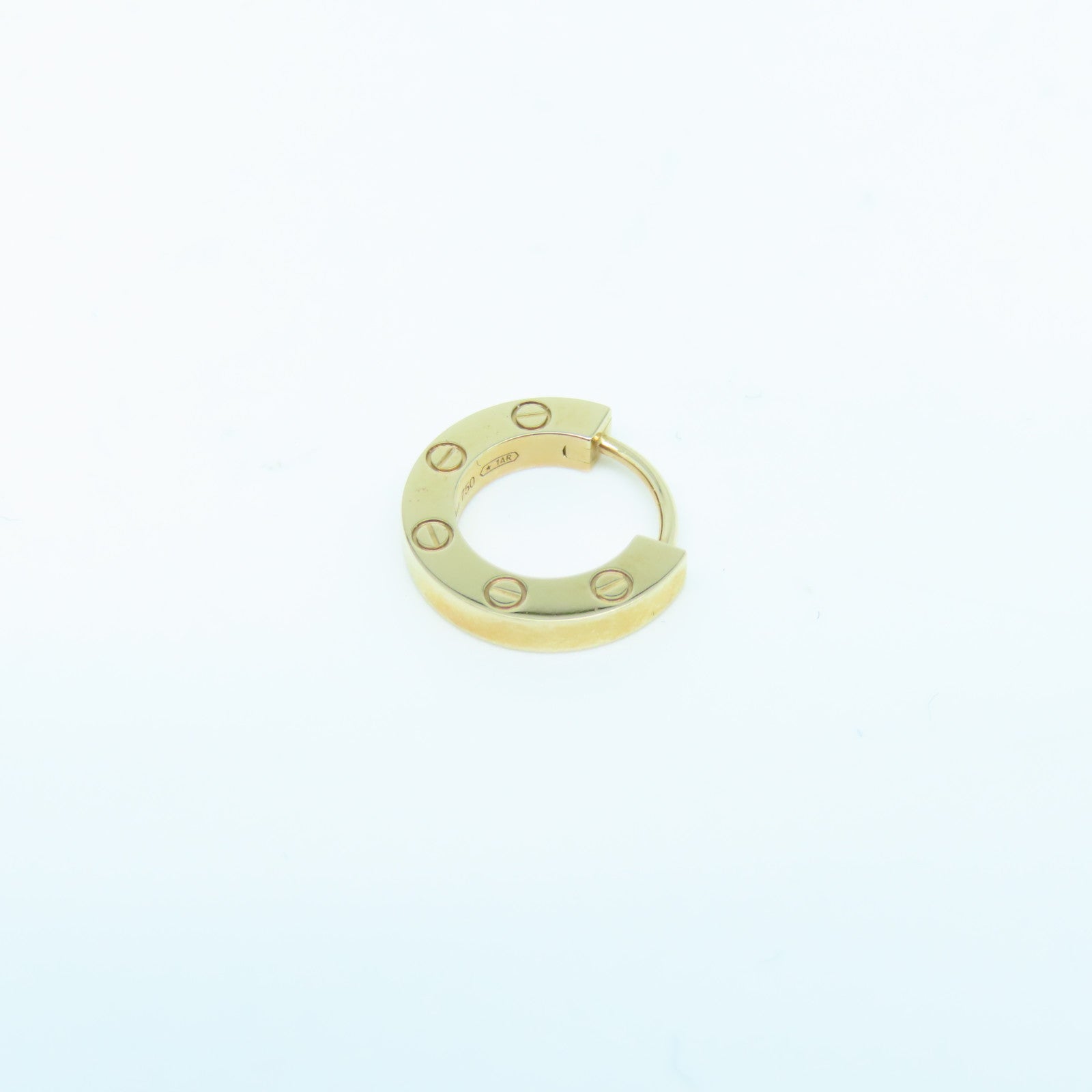 CARTIER AU750 Love Earring rose gold