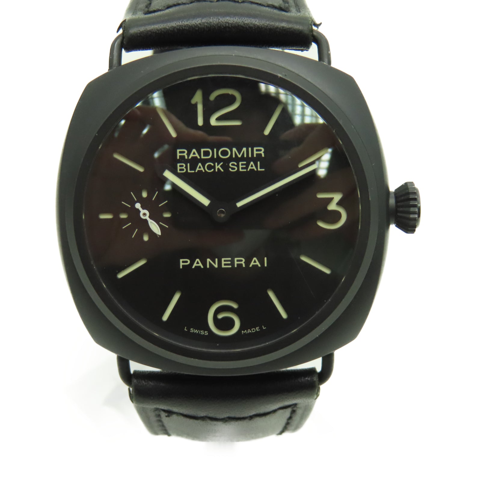 Panerai black top ceramic watch