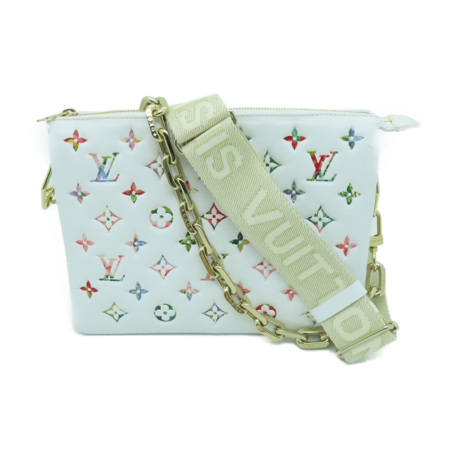 louis vuitton white coussin