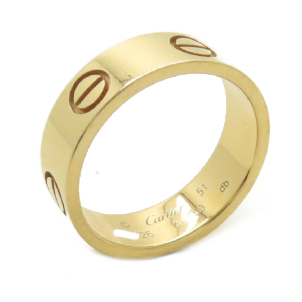CARTIER 18K玫瑰金Love Ring戒指US#5.5#51
