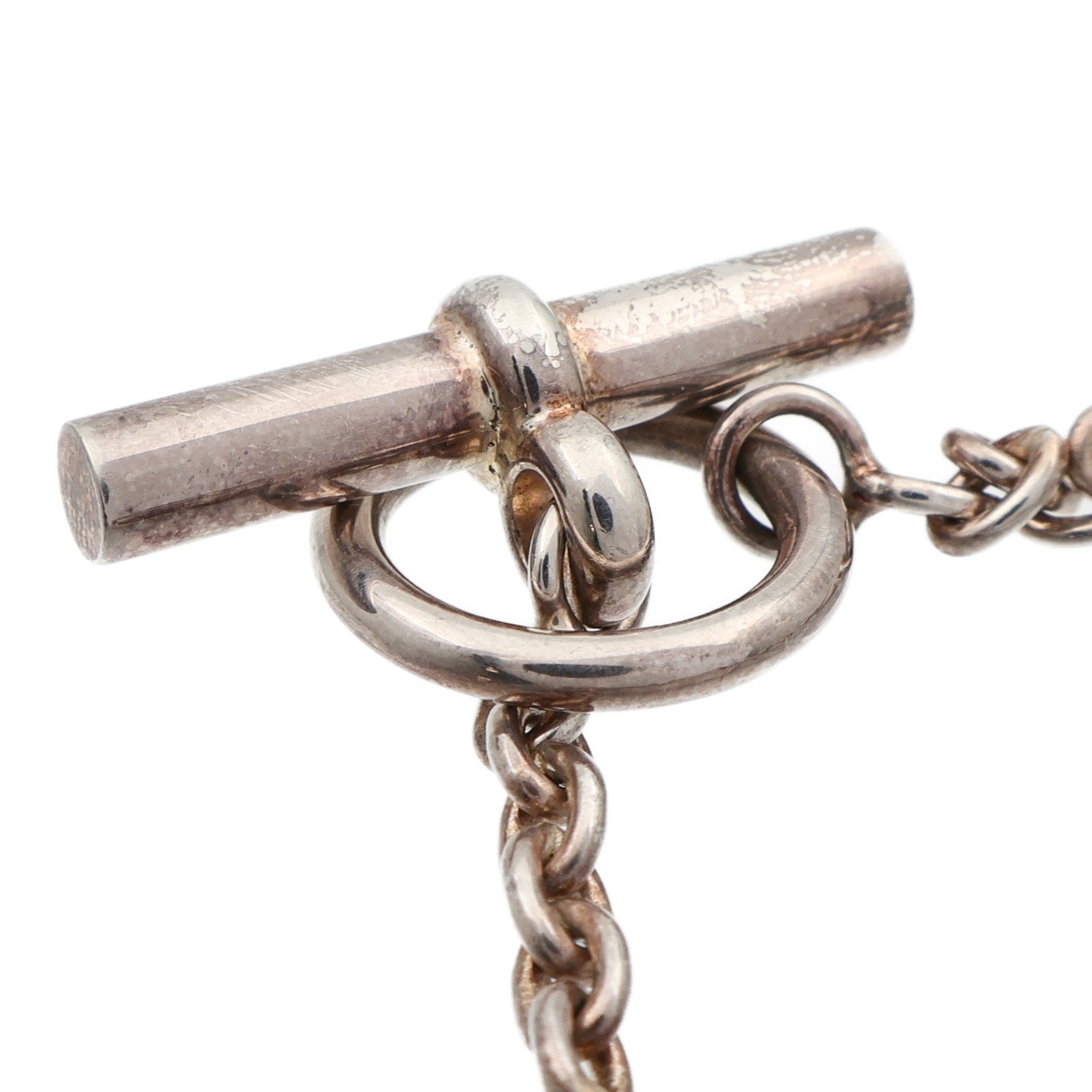 HERMES 925純銀Faradole Bracelet銀扣手鏈