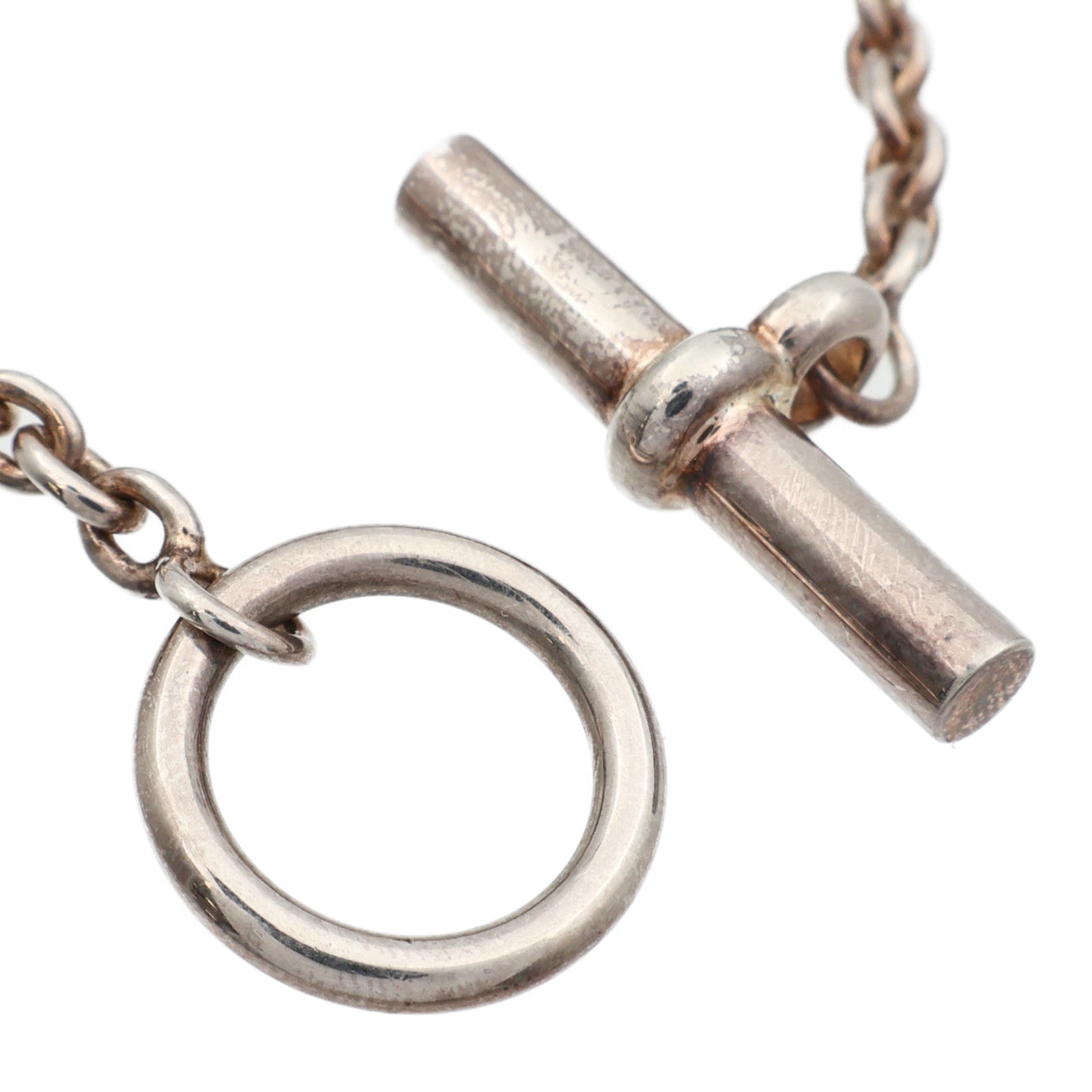 HERMES 925純銀Faradole Bracelet銀扣手鏈