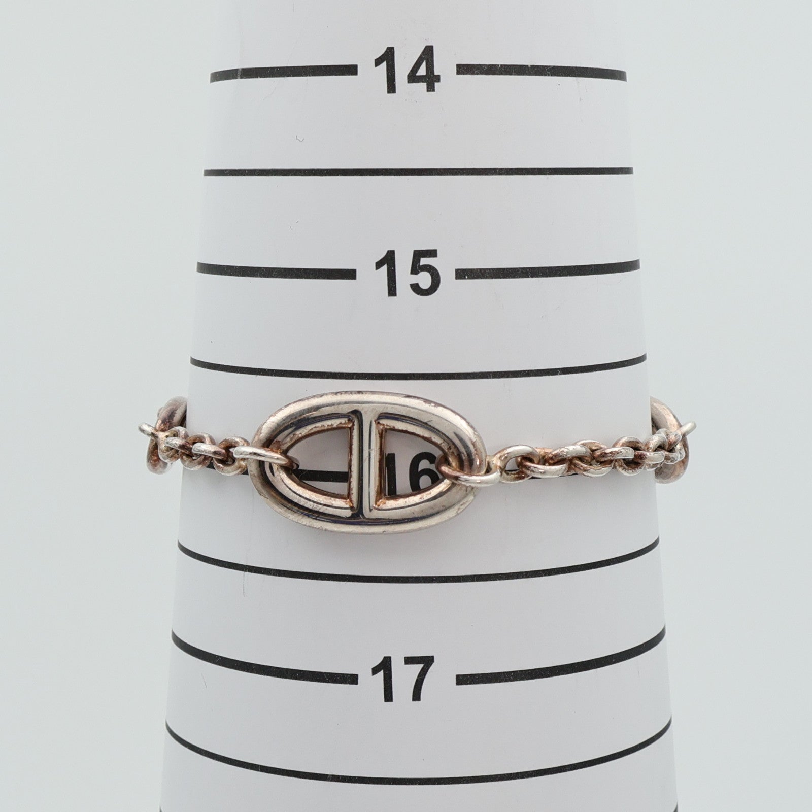 HERMES 925純銀Faradole Bracelet銀扣手鏈