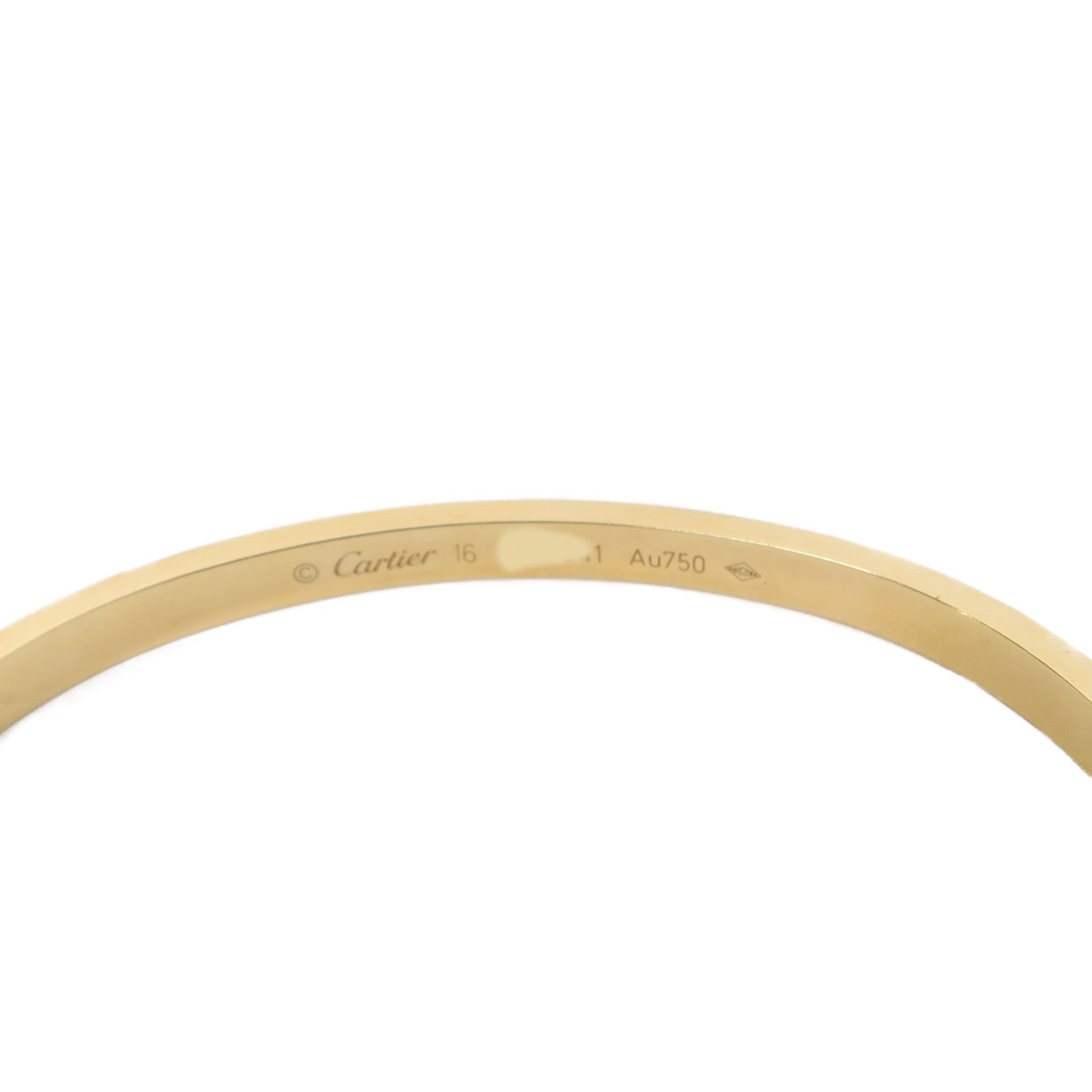 CARTIER 18K黃金Love Bracelet Small Model手鐲Cartier#16