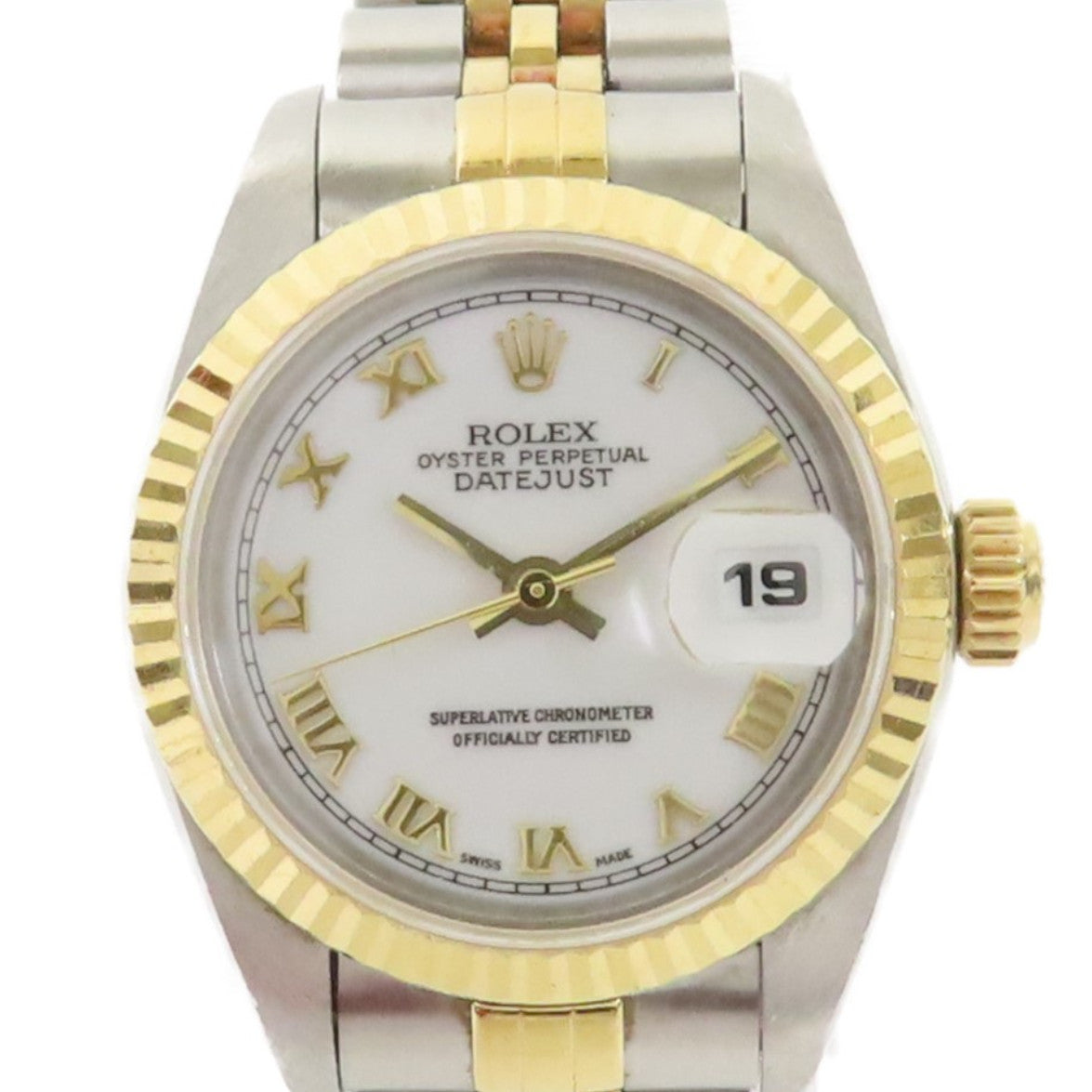 ROLEX 不鏽鋼Datejust 26MM手錶自動機芯白色