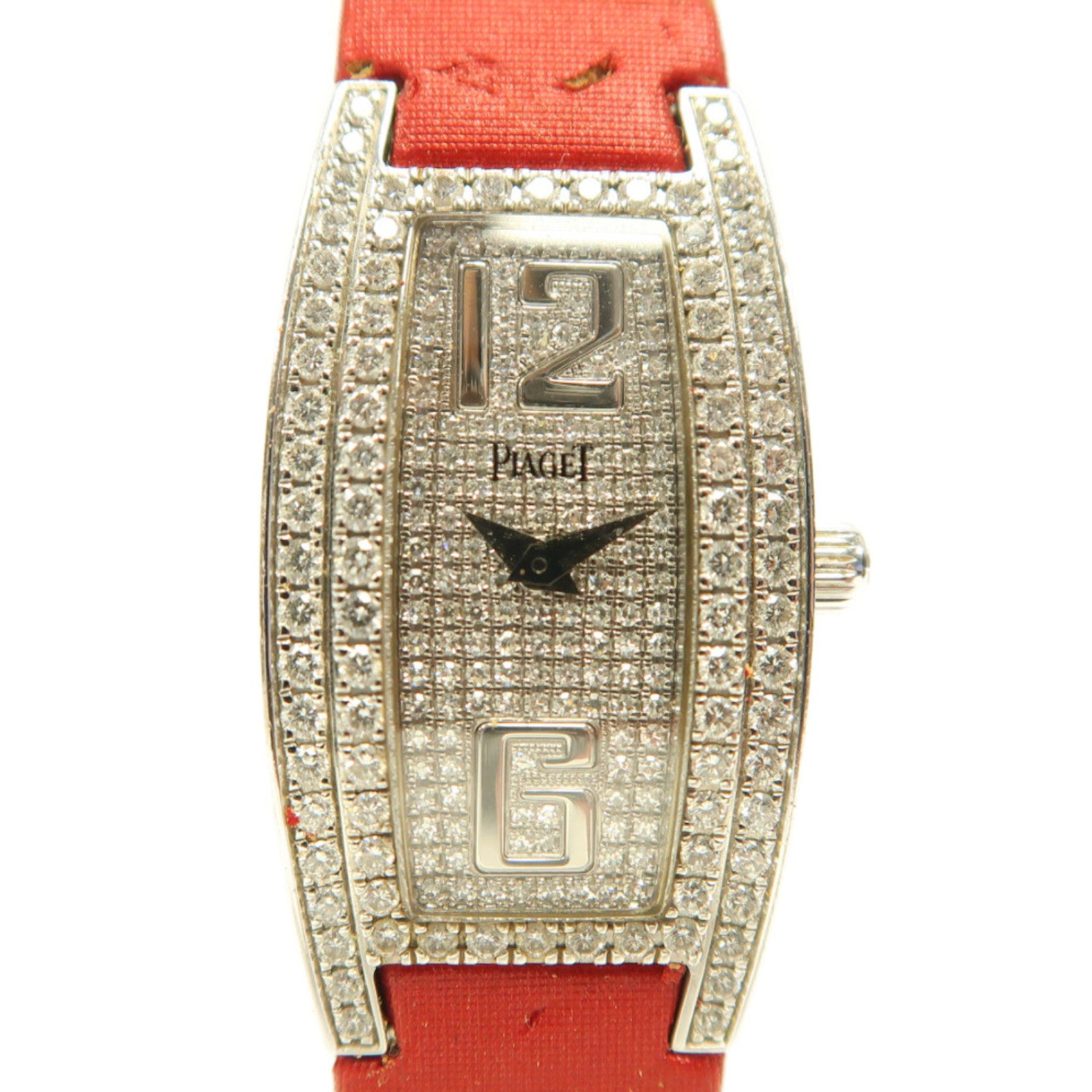 PIAGET Limelight 18K白金手錶石英機芯銀色
