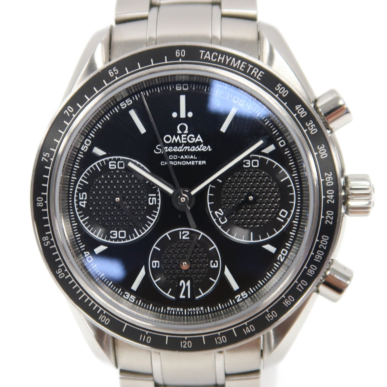 OMEGA Speedmaster不鏽鋼手錶自動機芯黑色