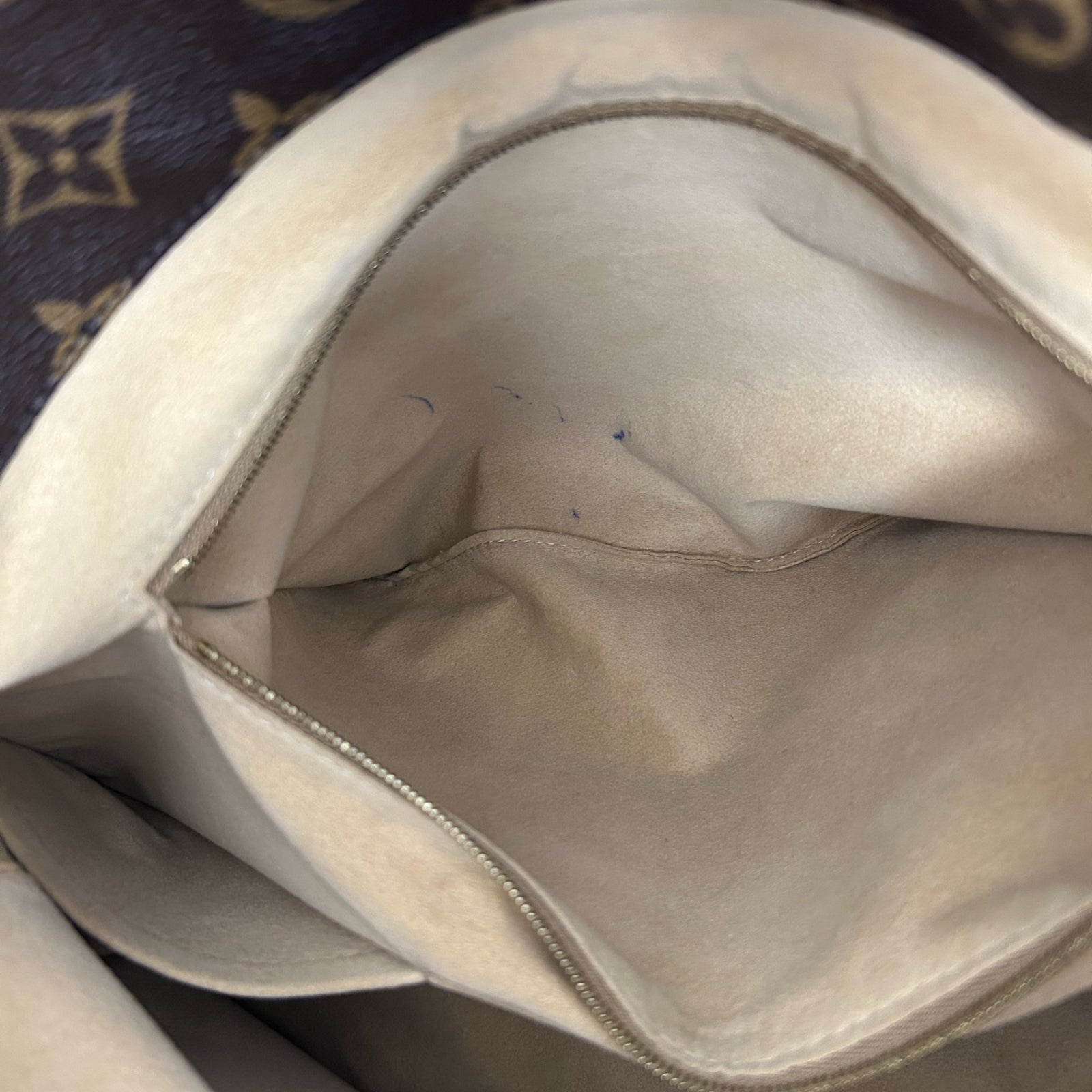 LOUIS VUITTON Monogram Artsy MM金扣肩背袋棕色