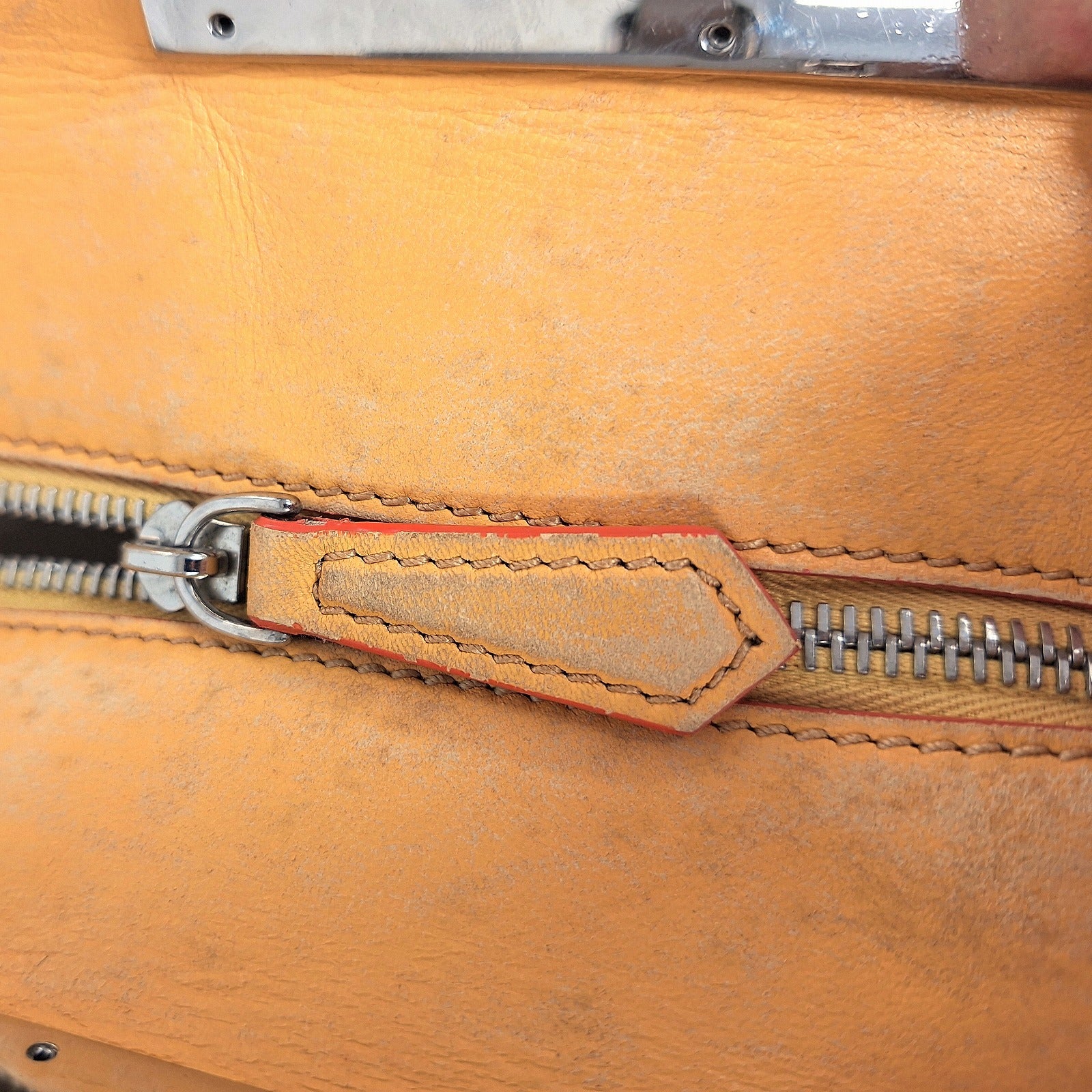 FENDI SHW Handbag 8BH279 Calfskin Leather Grey