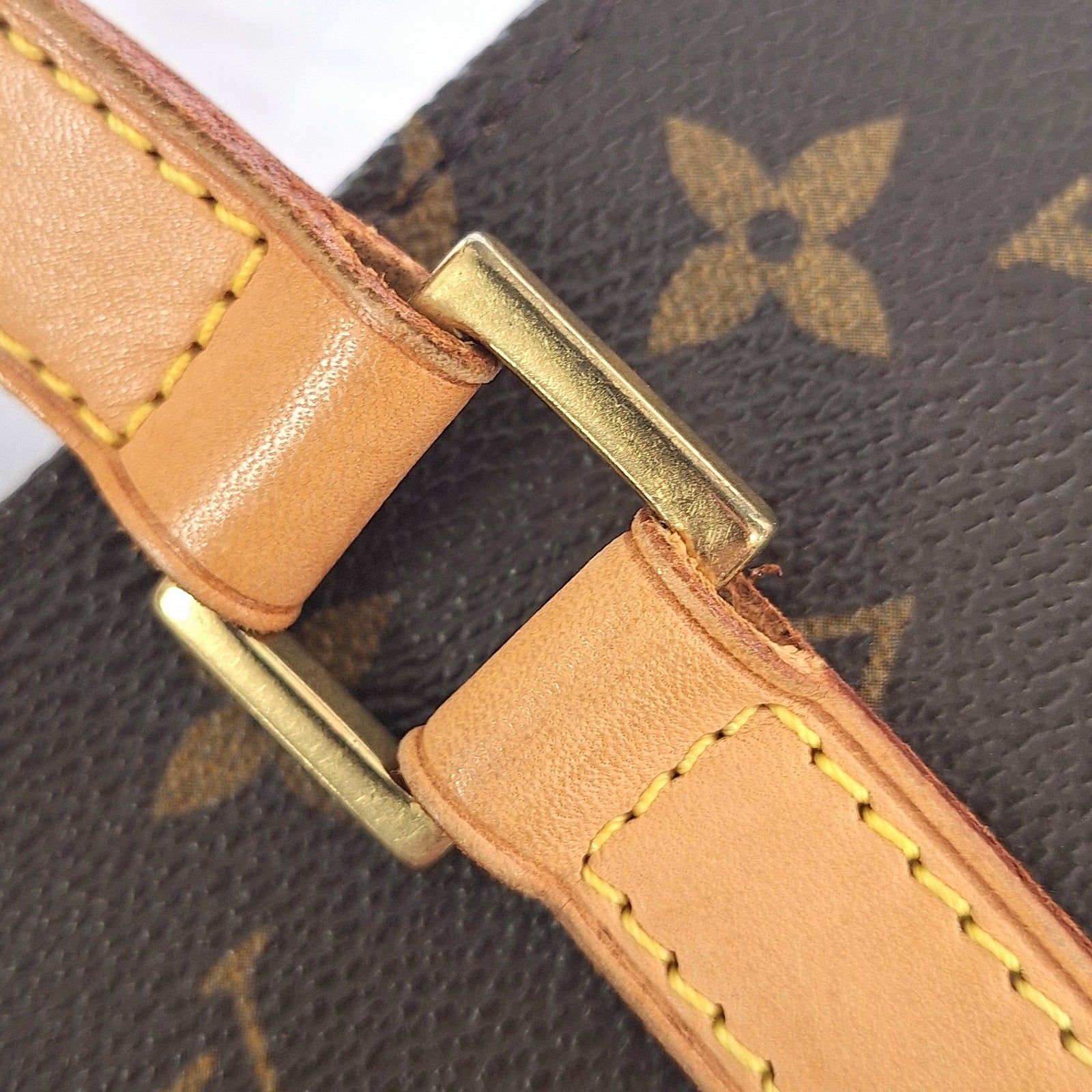 LOUIS VUITTON Monogram Vavin GM金扣肩背袋/手挽袋棕色
