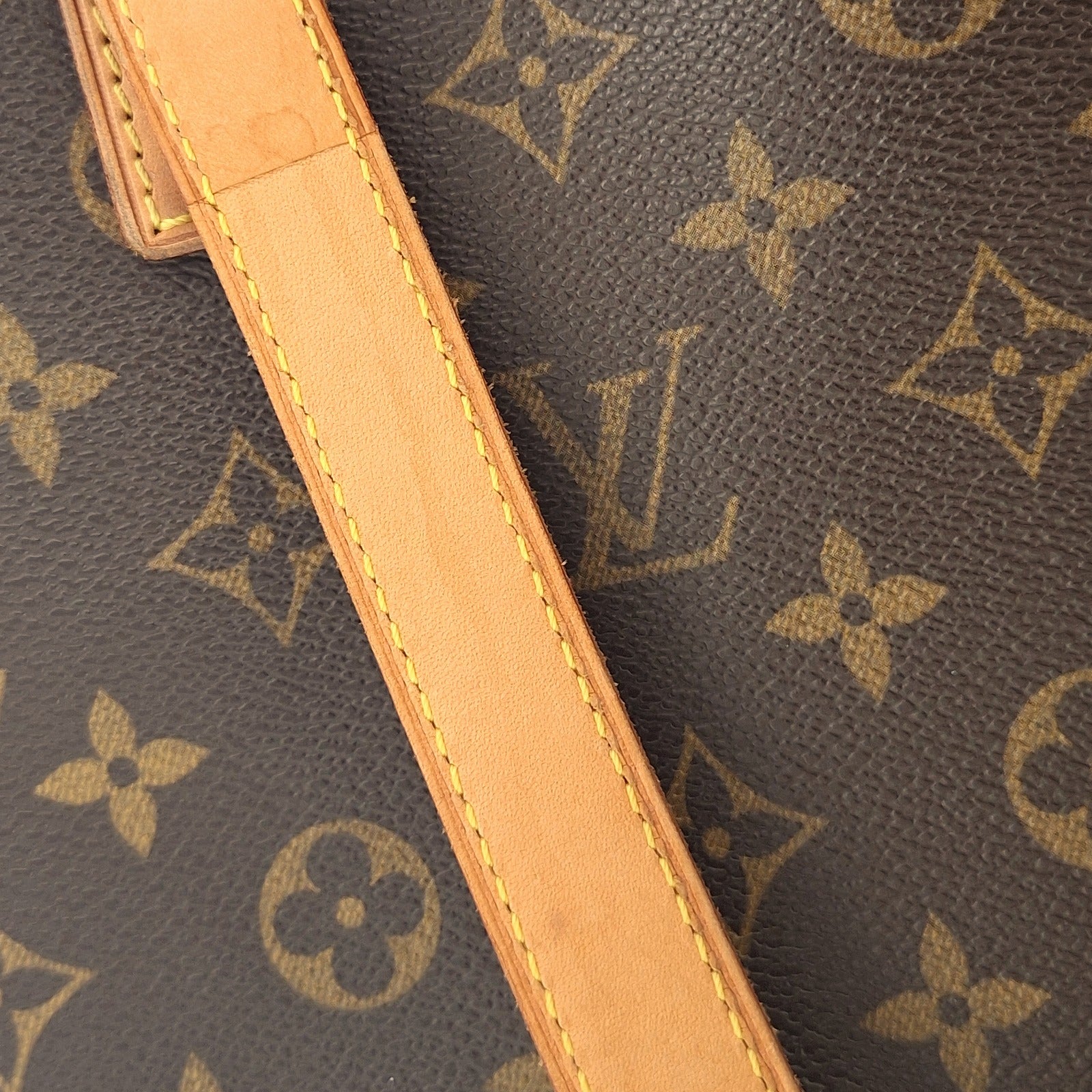 LOUIS VUITTON Monogram Vavin GM金扣肩背袋/手挽袋棕色