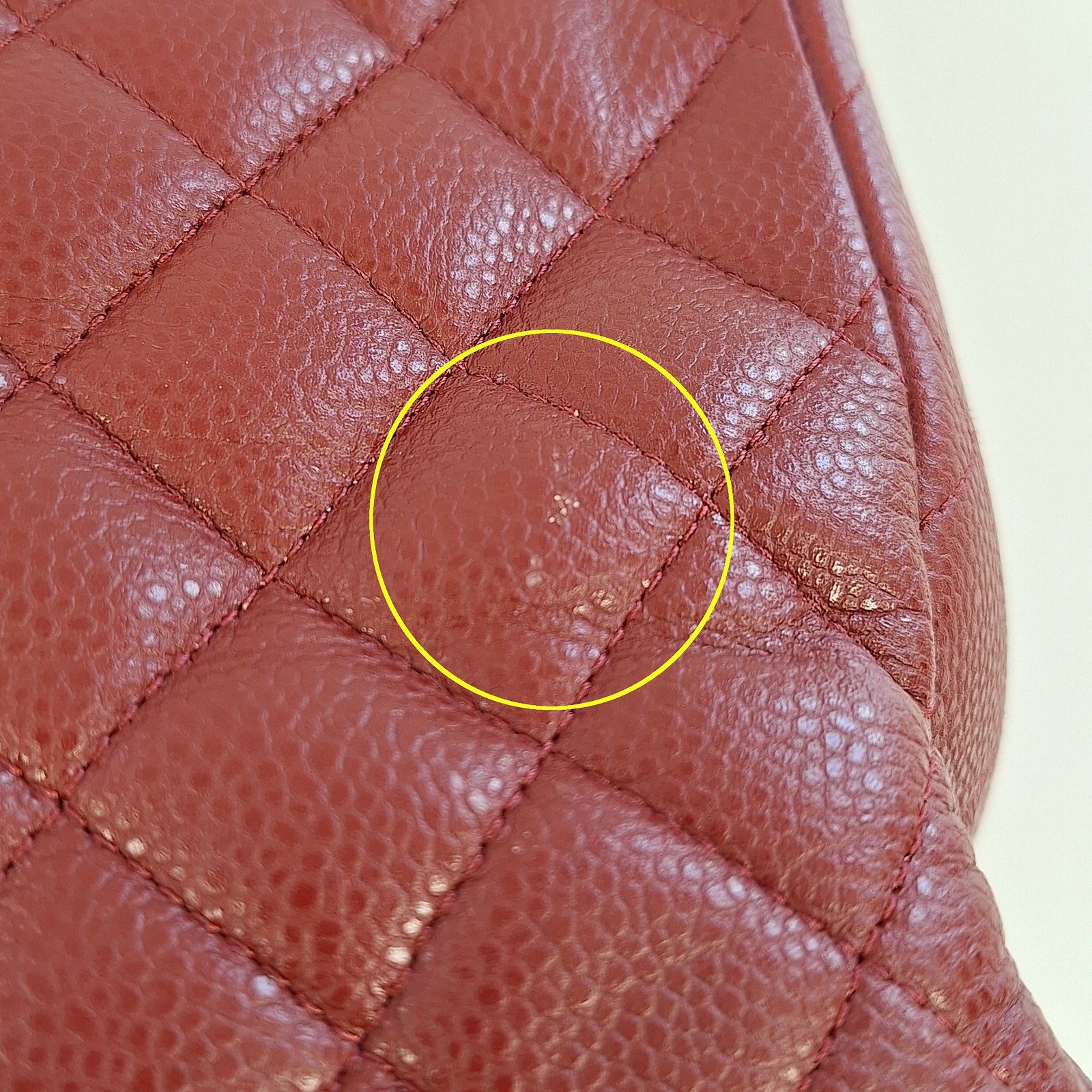 CHANEL 牛皮皮革Chain Shoulder Tote銀扣鏈帶肩背袋/手挽袋