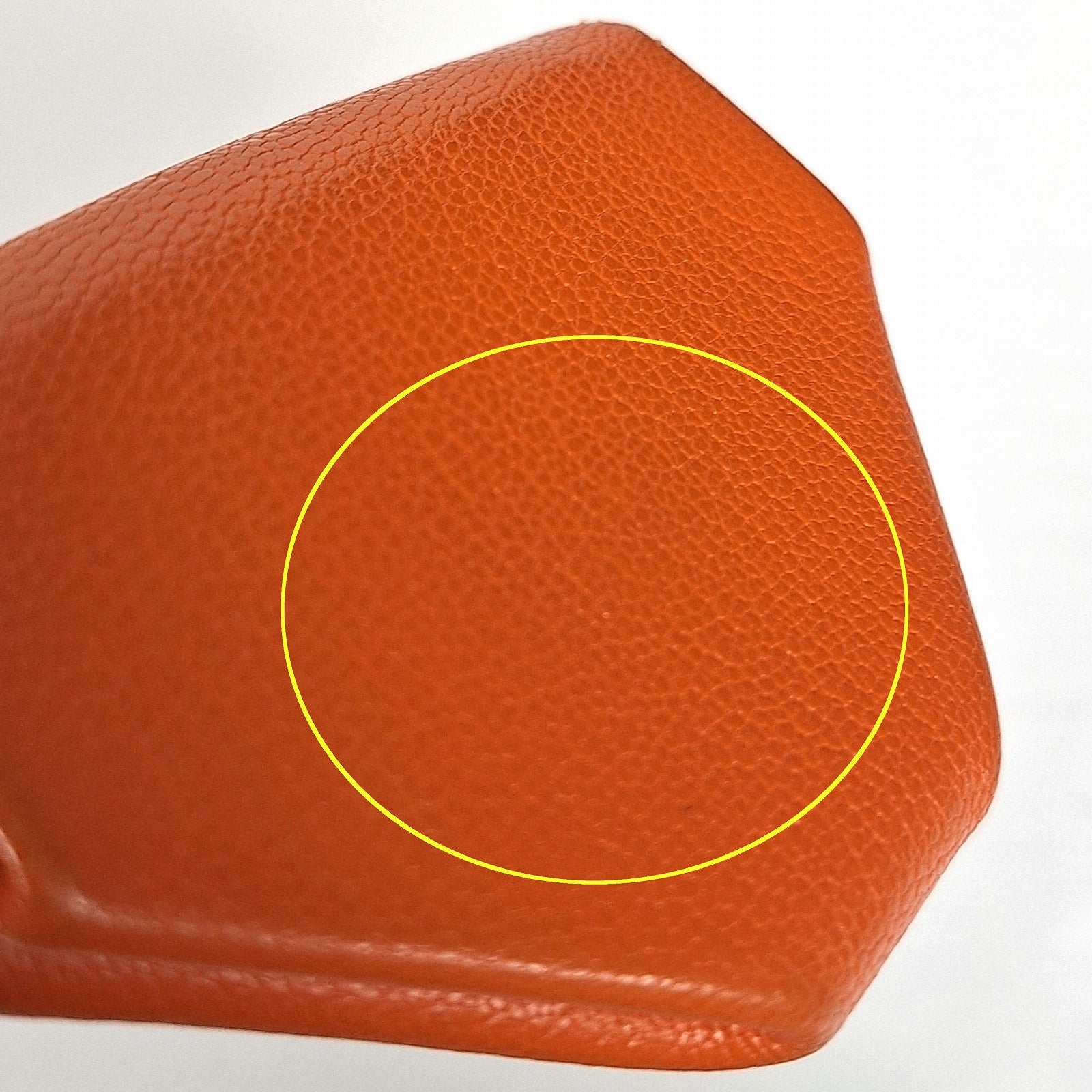 HERMES Chevre皮革Levain Quatre金扣零錢包