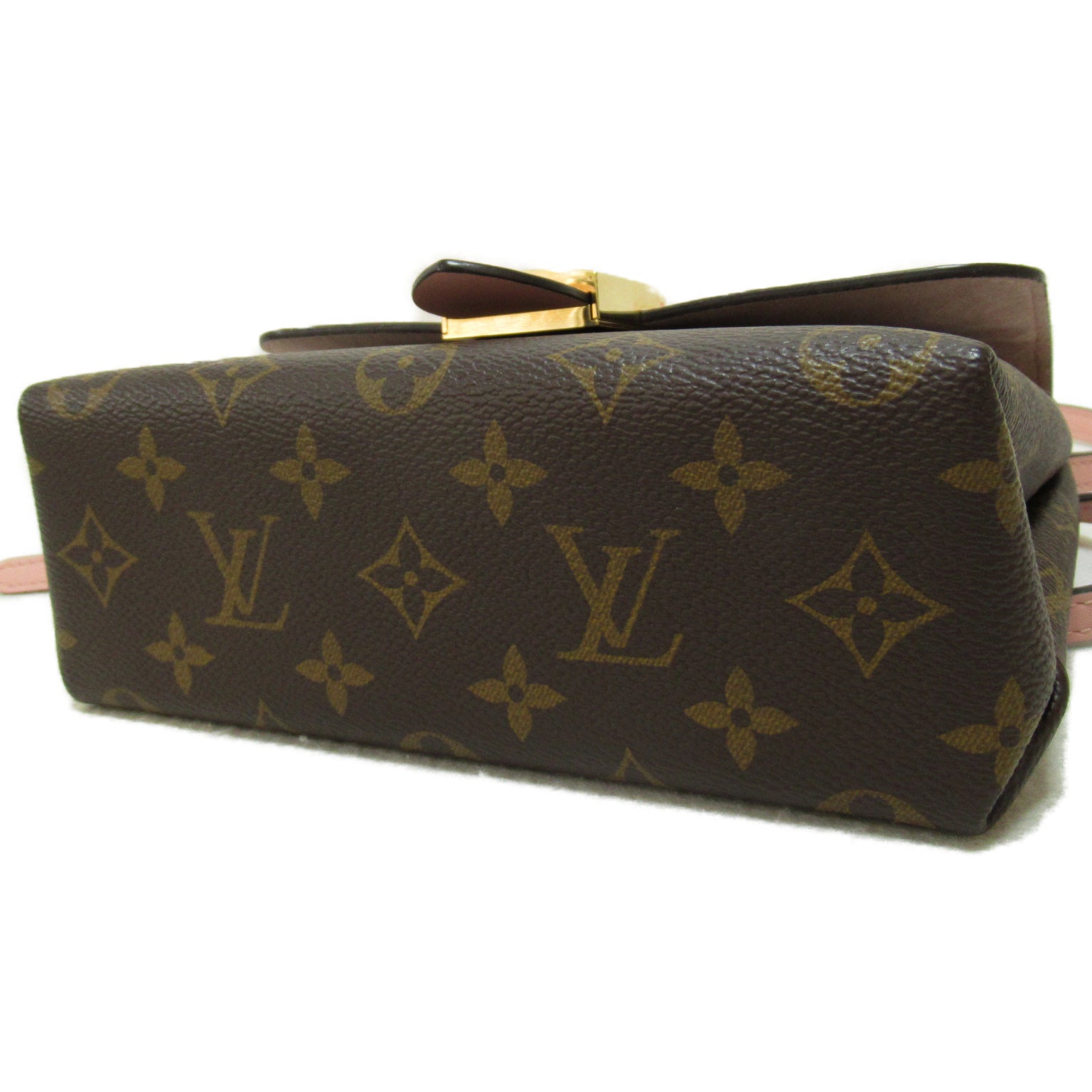 LOUIS VUITTON 【激減優惠】Monogram Locky BB 2 Way Bag金扣手挽肩背兩用袋啡色/粉紅色
