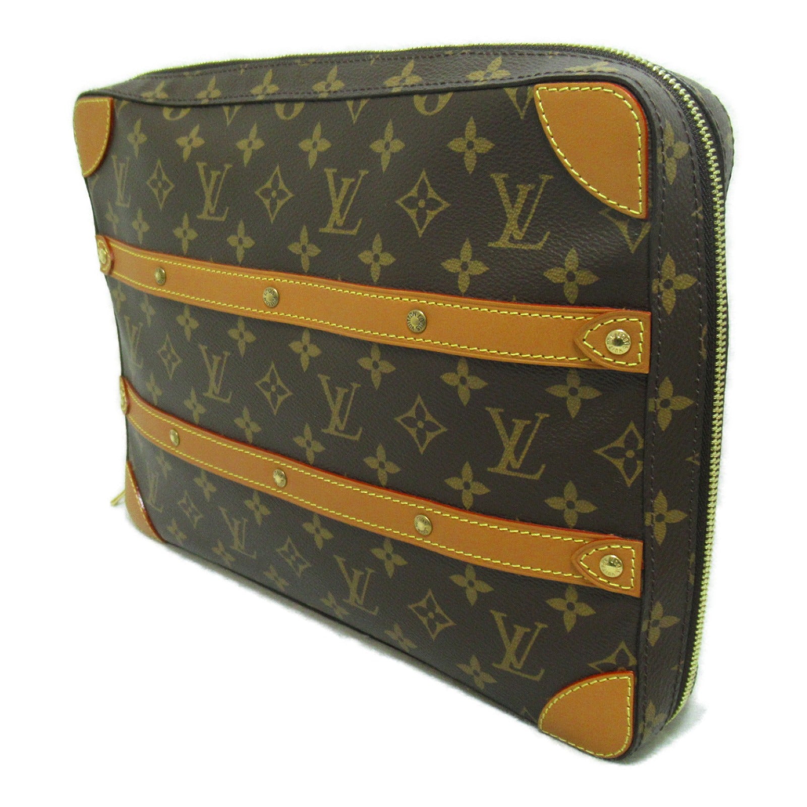 LOUIS VUITTON 【激減優惠】Monogram Legacy Soft Trunk MM金扣肩背袋啡色