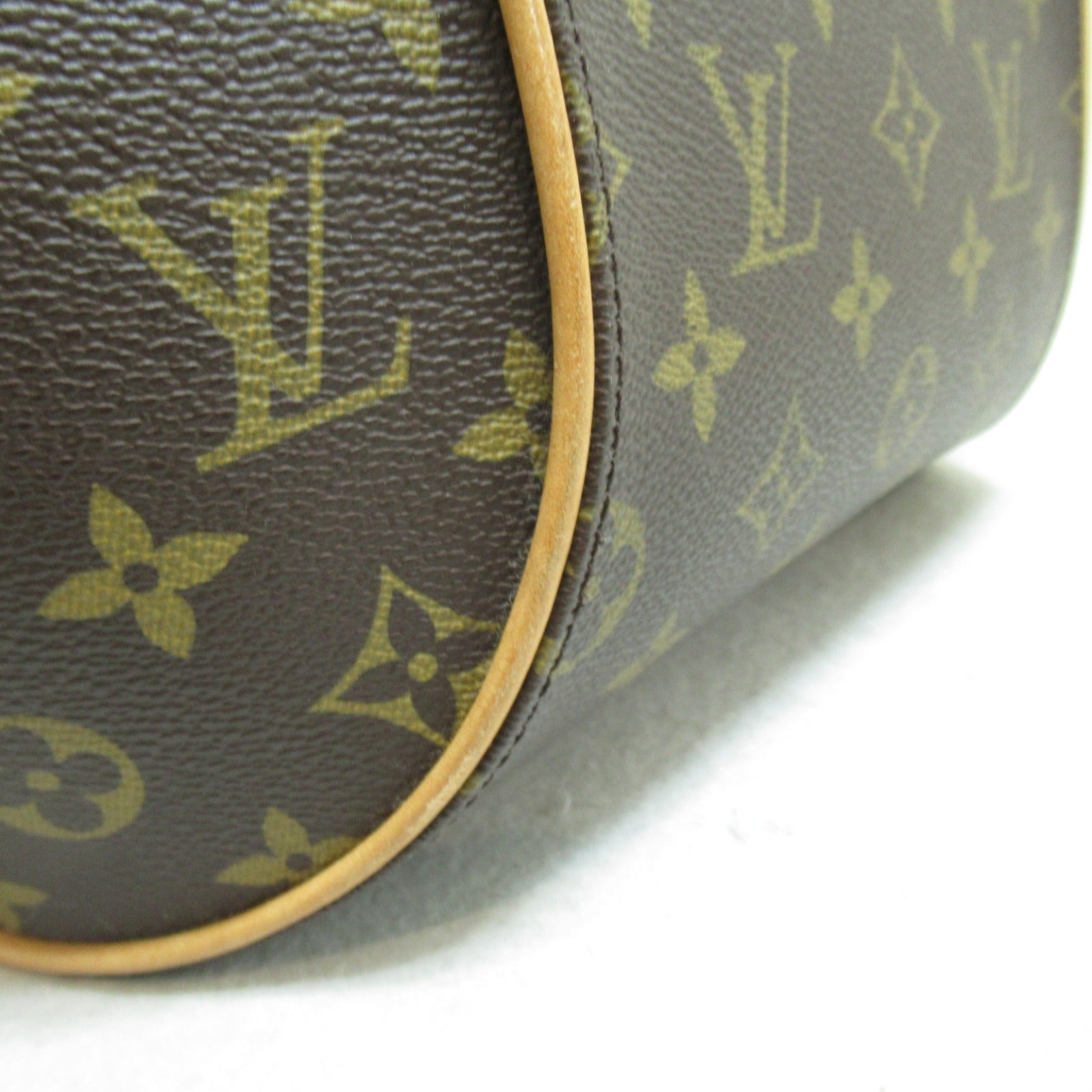 LOUIS VUITTON Monogram Ellipse MM金扣手挽袋啡色