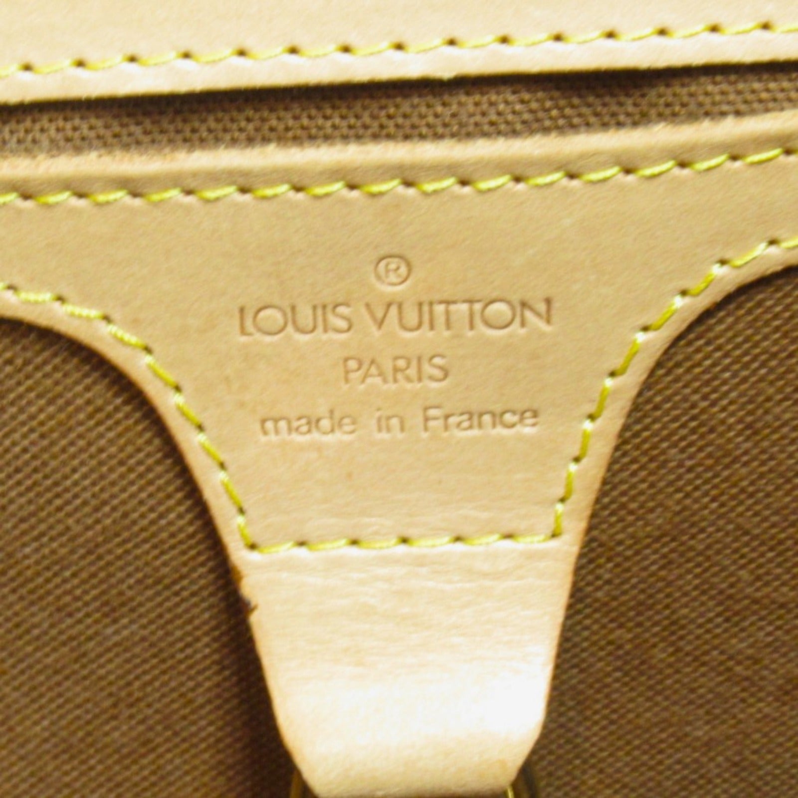 LOUIS VUITTON Monogram Ellipse MM金扣手挽袋啡色
