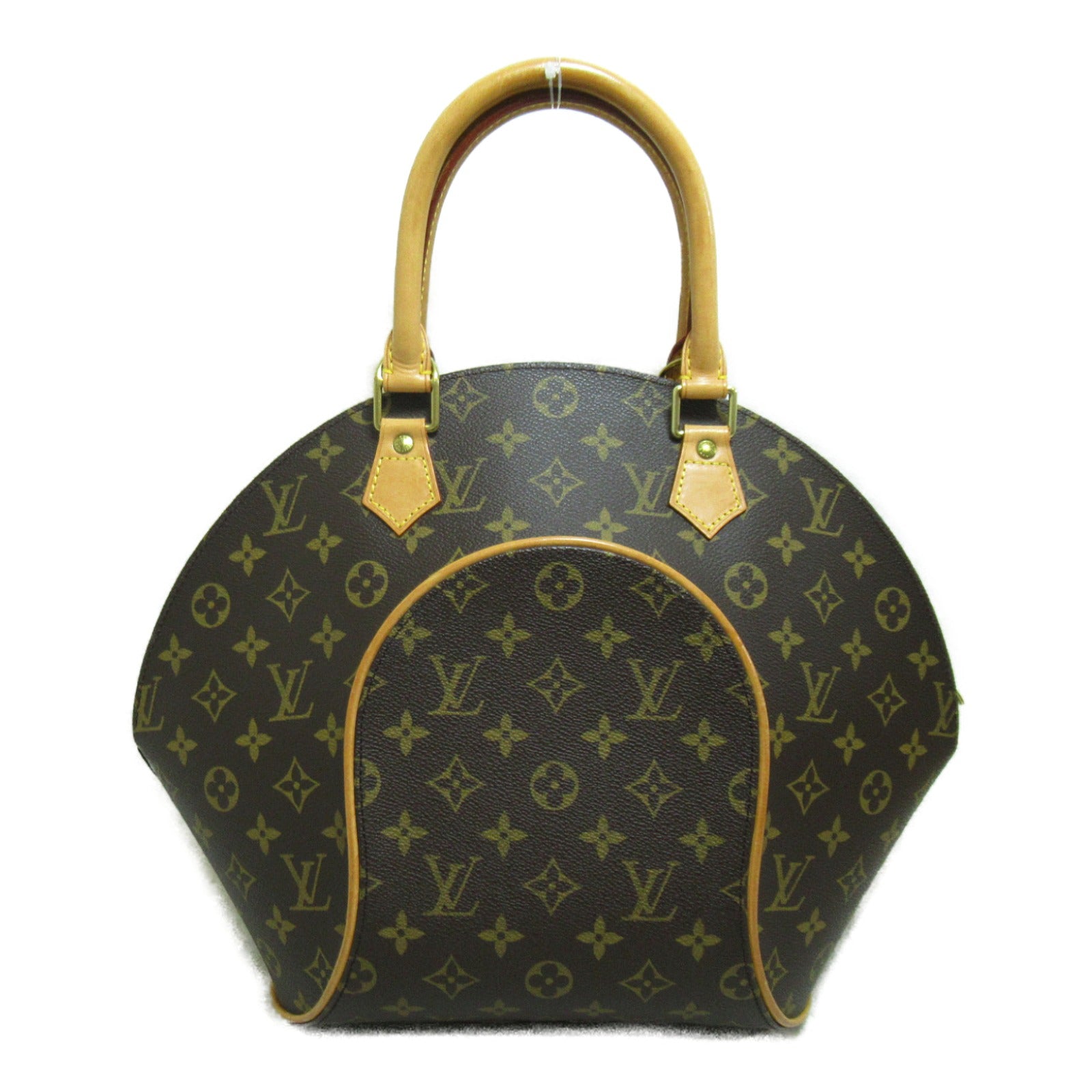 LOUIS VUITTON Monogram Ellipse MM金扣手挽袋啡色