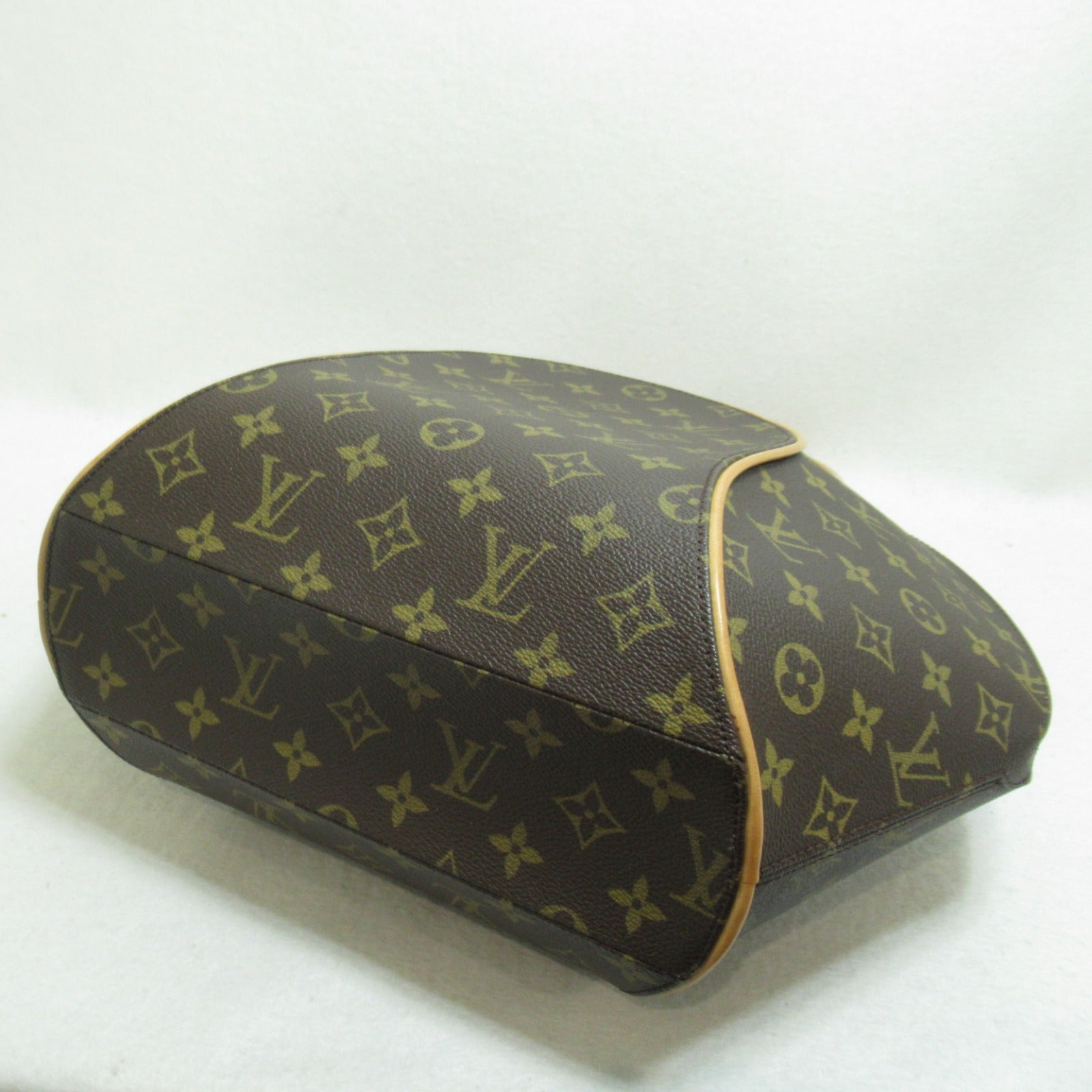 LOUIS VUITTON Monogram Ellipse MM金扣手挽袋啡色