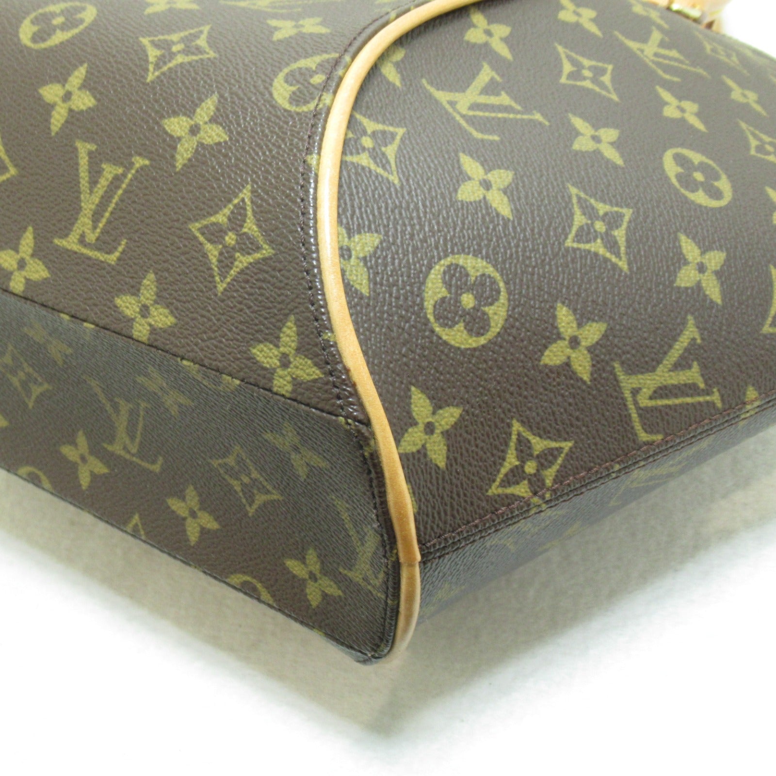 LOUIS VUITTON Monogram Ellipse MM金扣手挽袋啡色