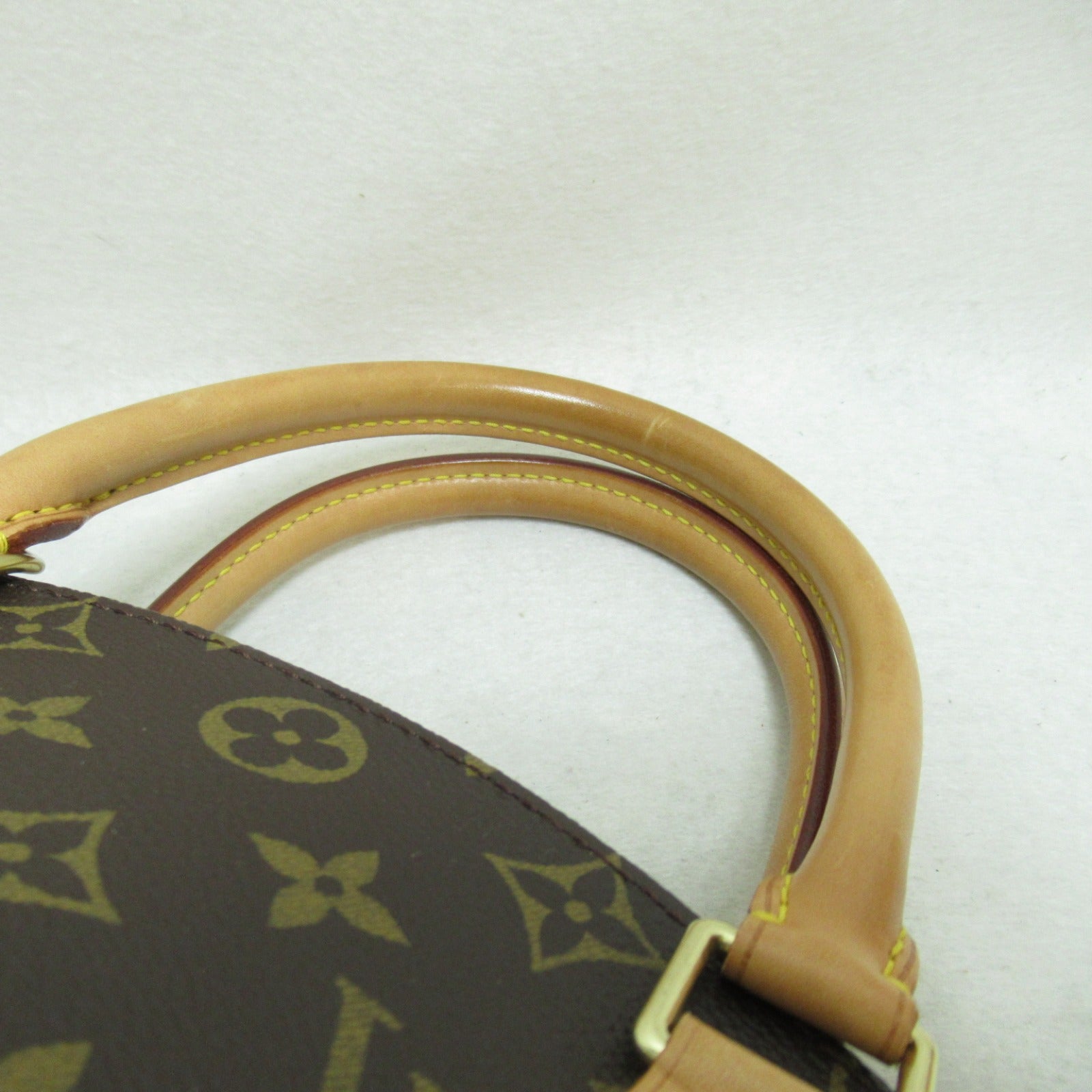 LOUIS VUITTON Monogram Ellipse MM金扣手挽袋啡色