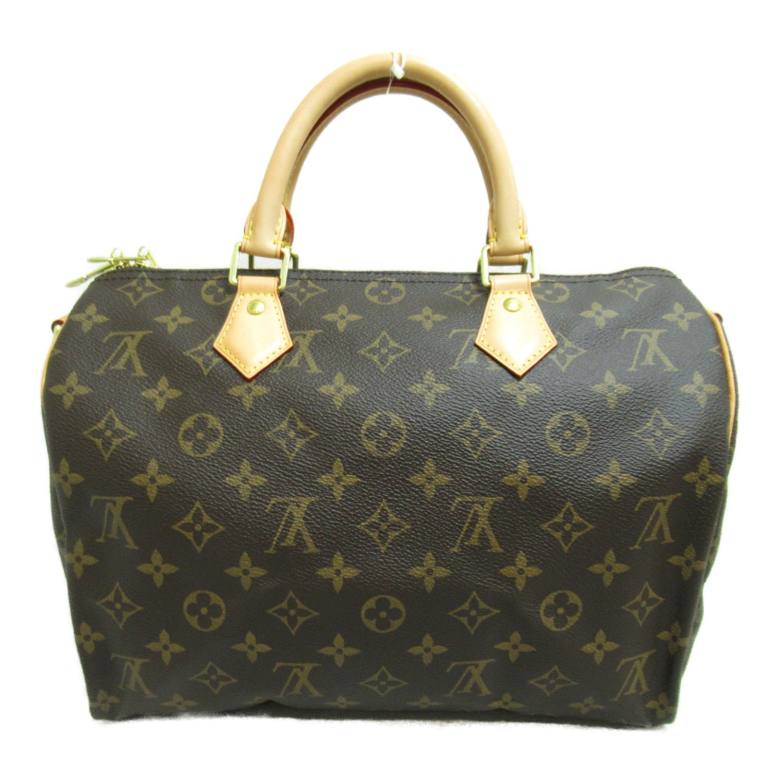 LOUIS VUITTON Monogram Speedy Bandouliere 30金扣手挽肩背兩用袋啡色