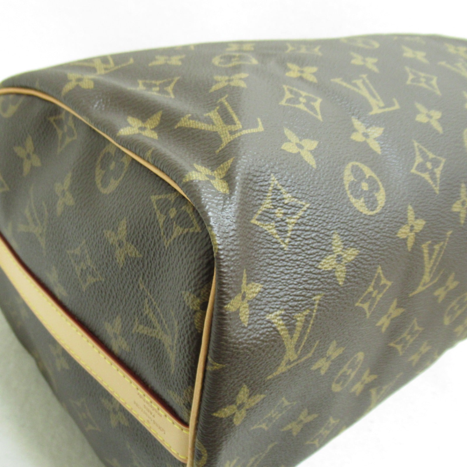 LOUIS VUITTON Monogram Speedy Bandouliere 30金扣手挽肩背兩用袋啡色