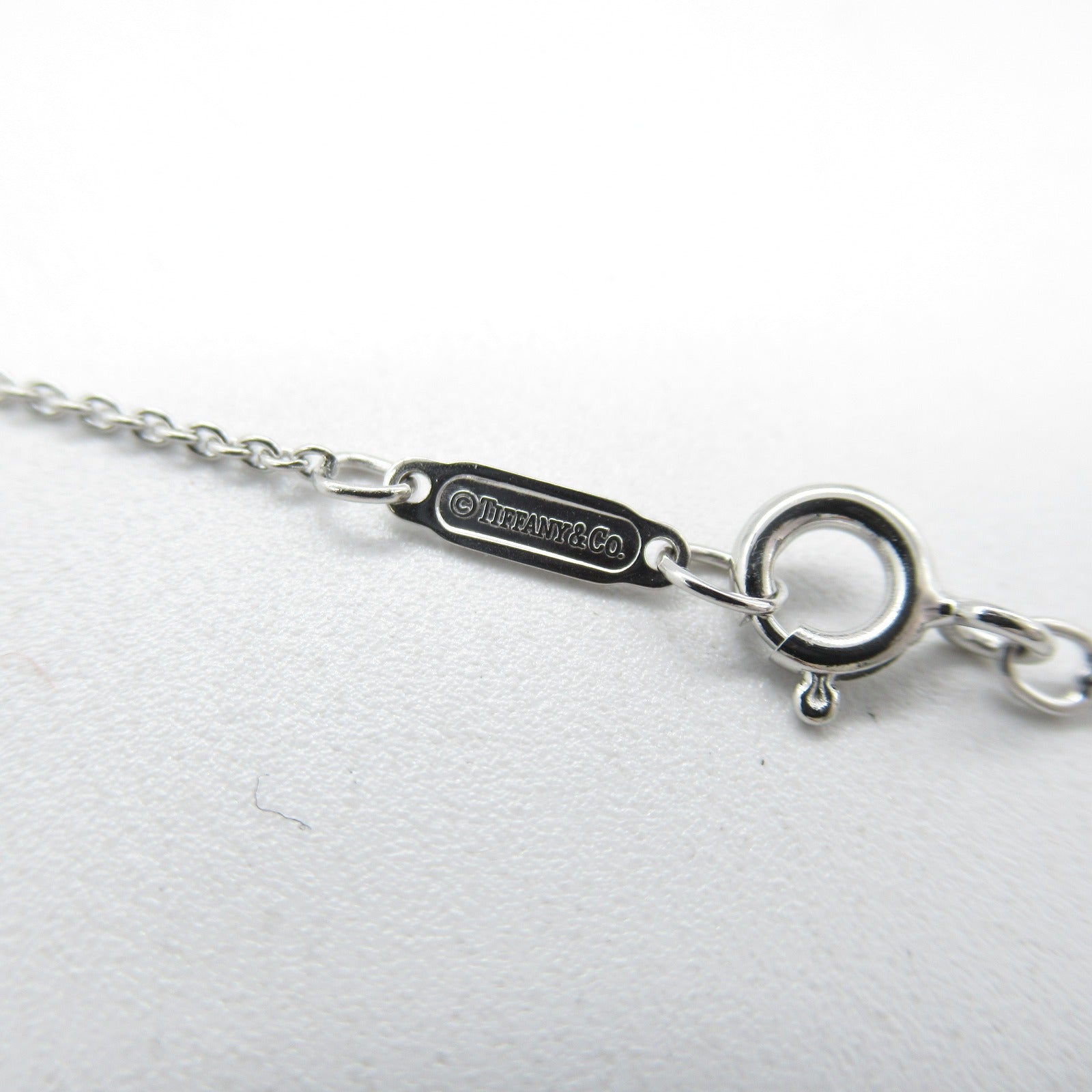 TIFFANY＆CO 【激減優惠】18K白金Metro Cross Diamond Necklace鑽石項鍊