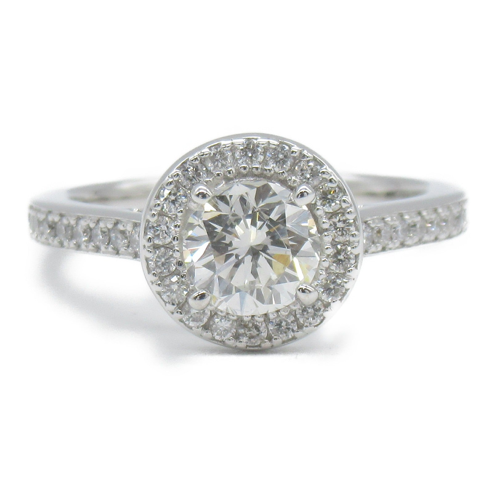 JEWELRY 【激減優惠】18K白金Diamond Ring 1.013ct/0.315ct鑽石戒指US#6.25