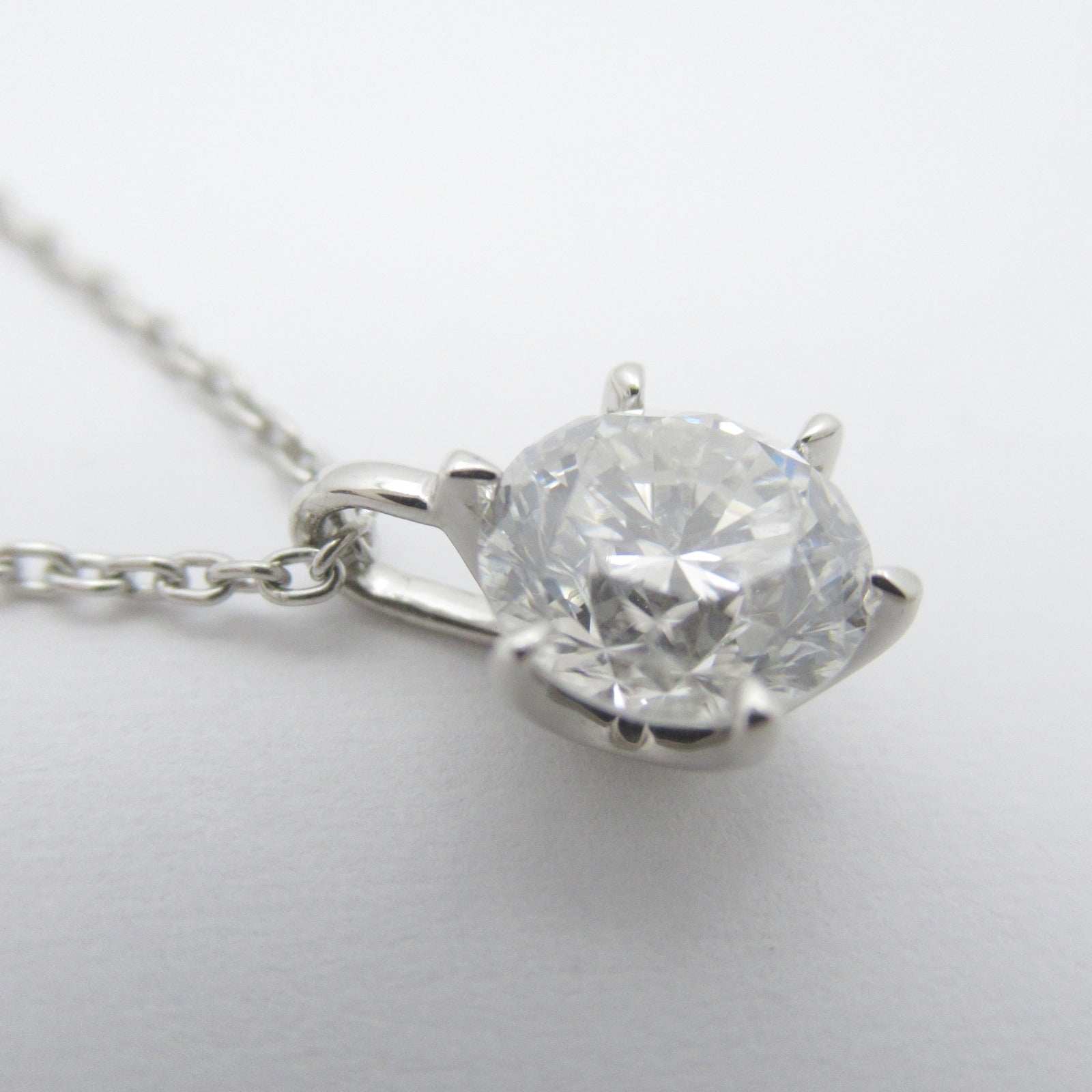 JEWELRY 【激減優惠】PT900/PT850鉑金Diamond Necklace 1.379ct鑽石項鍊