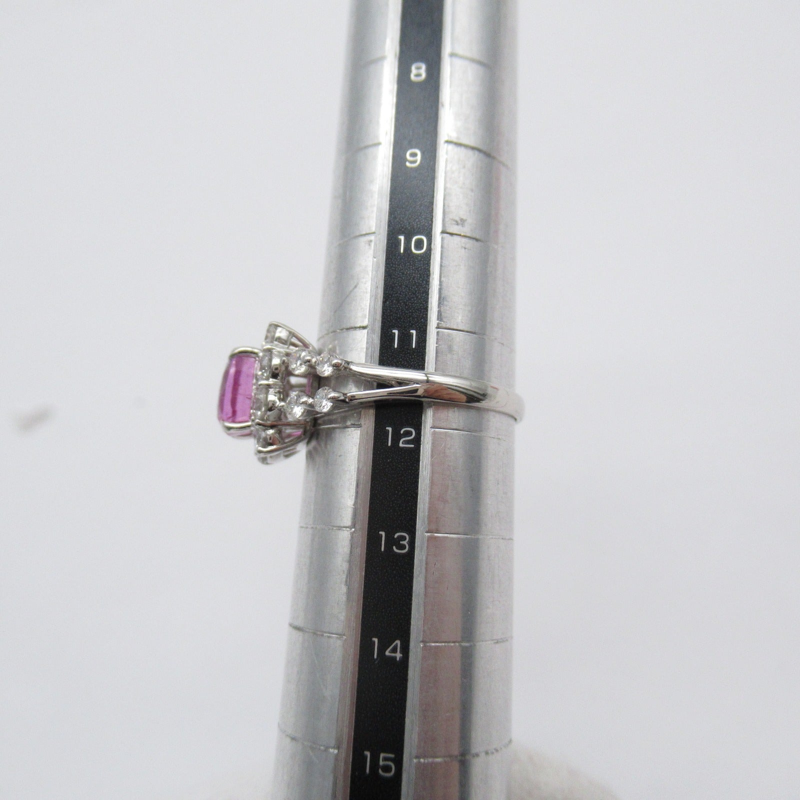 JEWELRY 【激減優惠】PT900鉑金2.027ct/Pink sapphire Ring Diamond