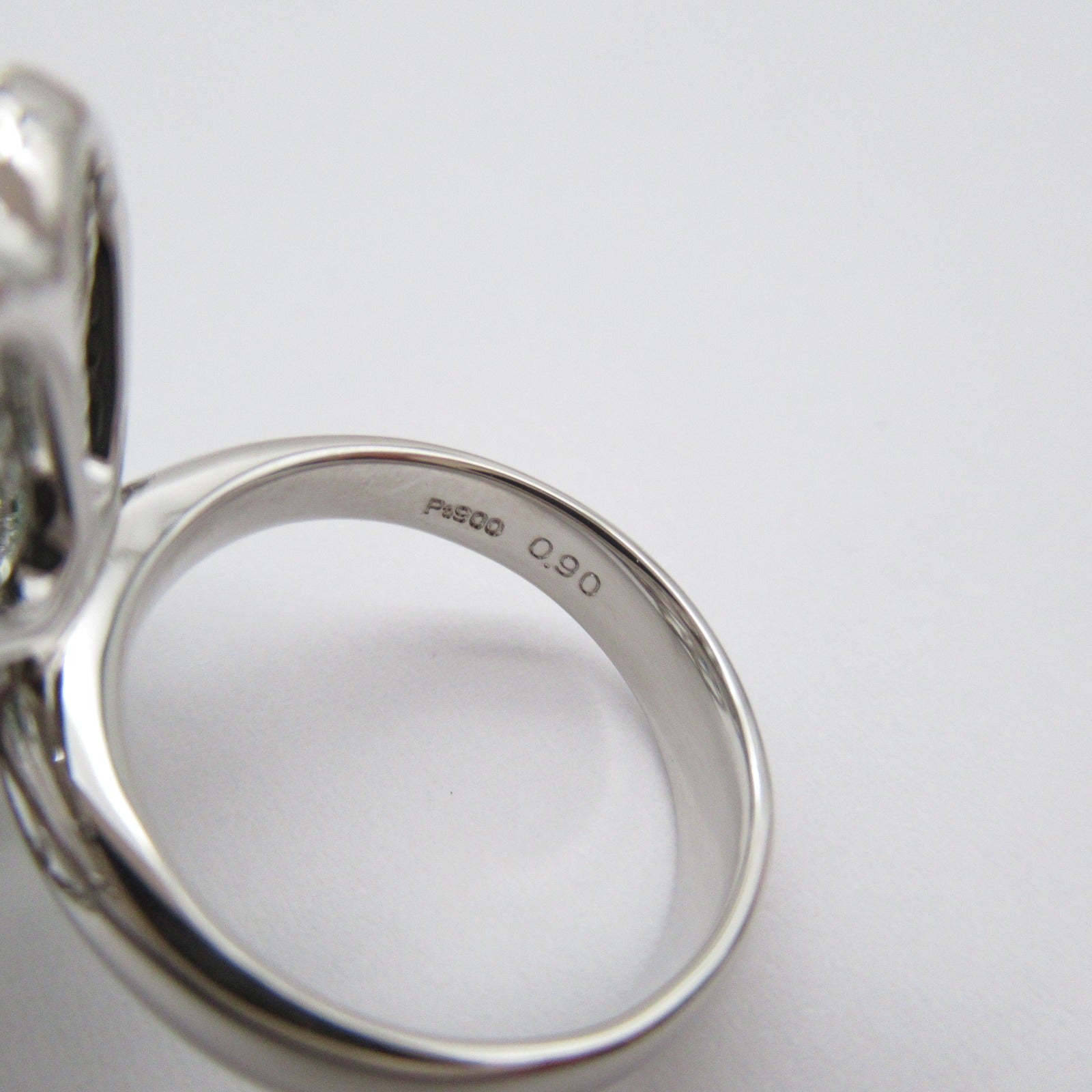JEWELRY 【激減優惠】PT900鉑金2.27ct/Emerald 0.90ct/Diamond Ring US#6