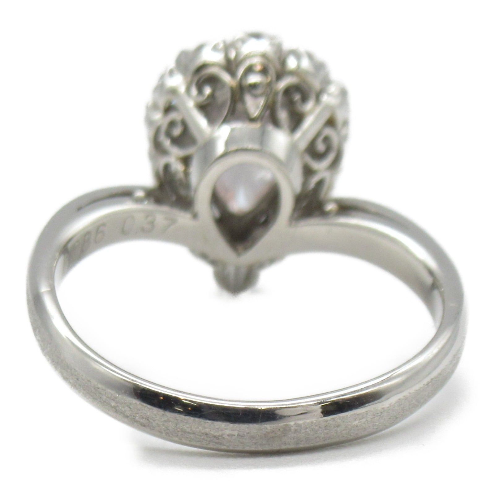 JEWELRY 【激減優惠】PT900白金Diamond Ring1.086ct/0.37ct鑽石戒指US#4.5