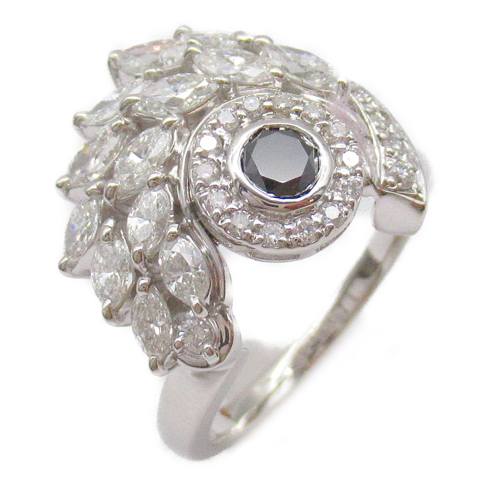 JEWELRY 【激減優惠】PT900鉑金/18K白金1.30ct Diamond Ring US#6