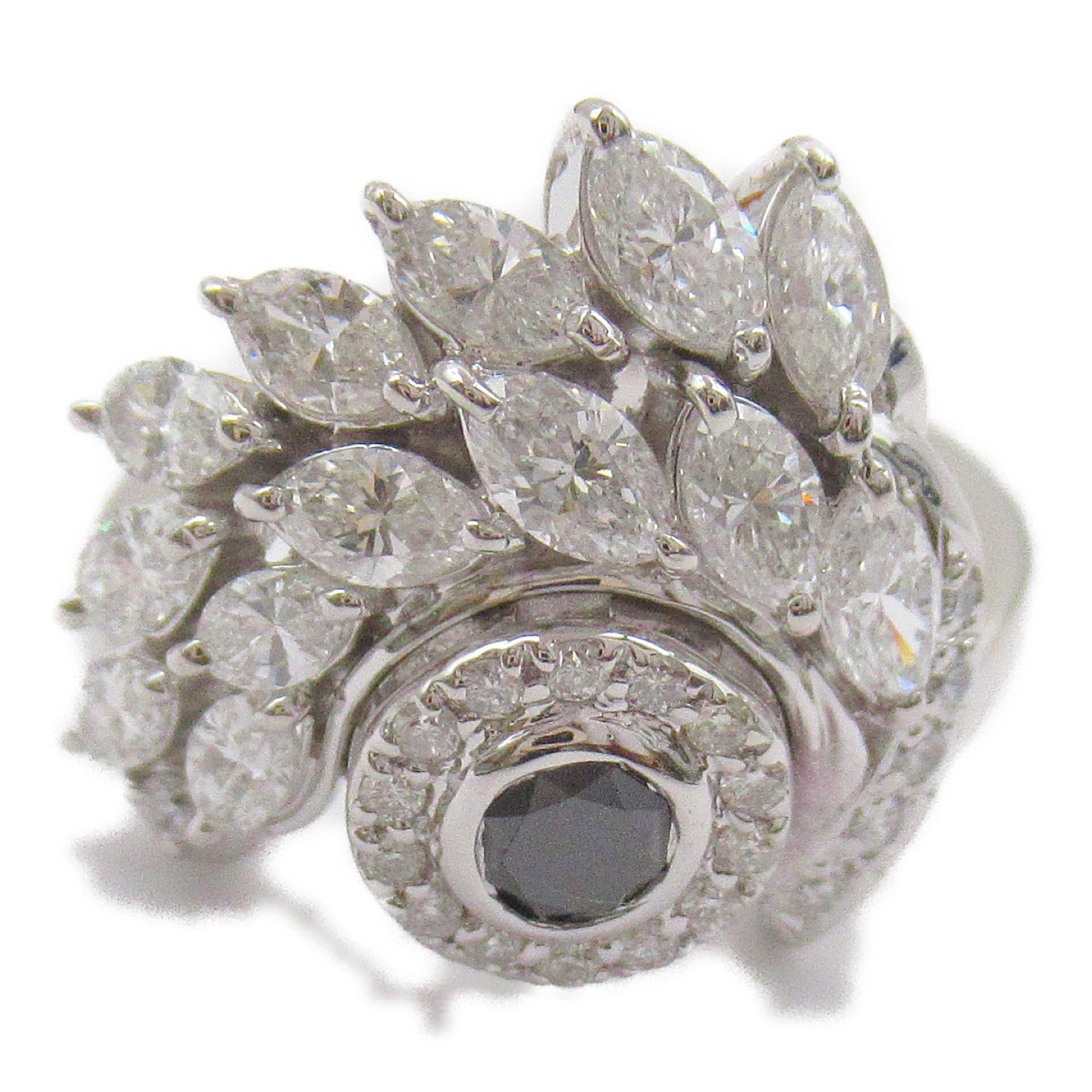JEWELRY 【激減優惠】PT900鉑金/18K白金1.30ct Diamond Ring US#6