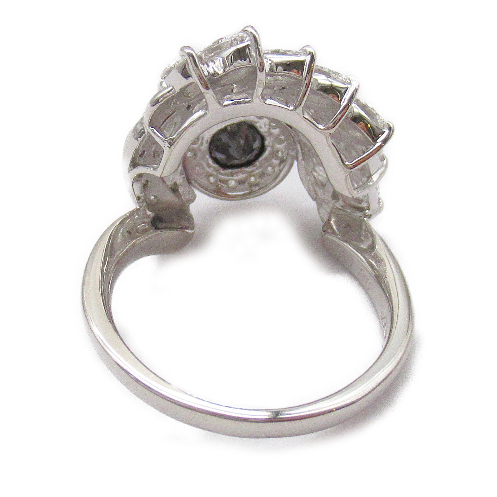 JEWELRY 【激減優惠】PT900鉑金/18K白金1.30ct Diamond Ring US#6