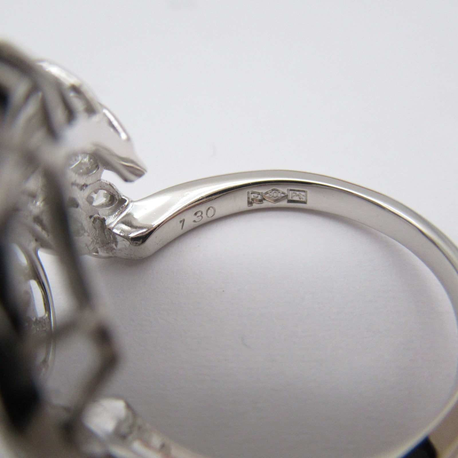 JEWELRY 【激減優惠】PT900鉑金/18K白金1.30ct Diamond Ring US#6