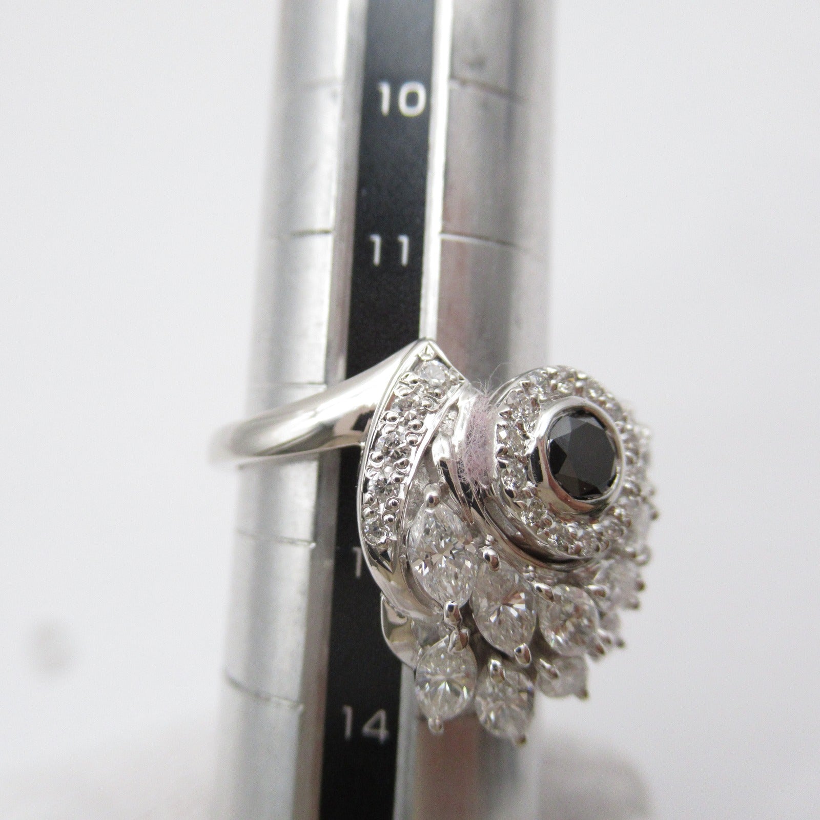 JEWELRY 【激減優惠】PT900鉑金/18K白金1.30ct Diamond Ring US#6