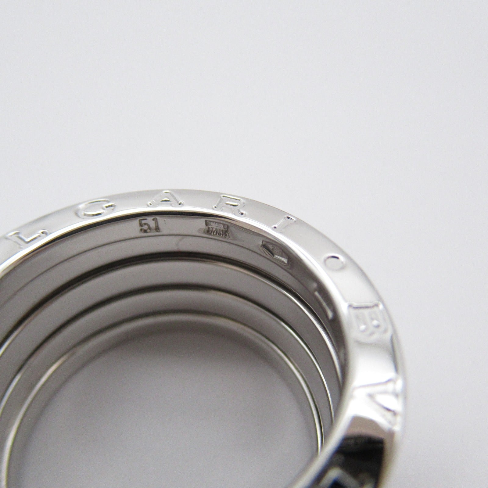 BVLGARI 【激減優惠】18K白金B-zero1 Four-Band戒指BVLGARI#51/US#5.25