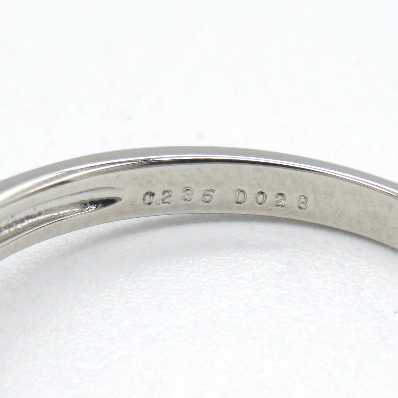 JEWELRY 【激減優惠】PT900鉑金Diamond Ring 0.235ct鑽石戒指US#6