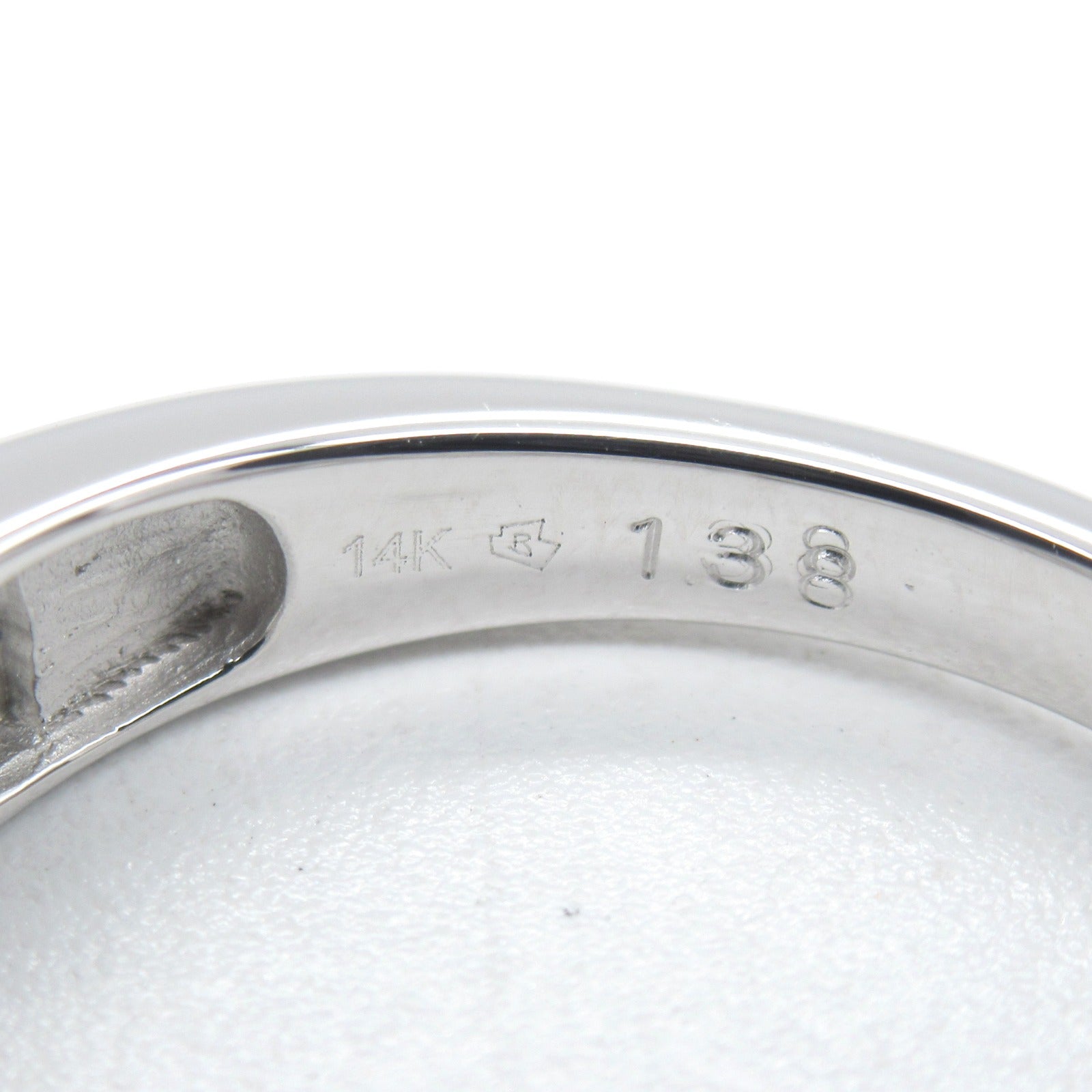 JEWELRY 【激減優惠】14K白金Diamond Ring 1.38ct鑽石戒指US#7